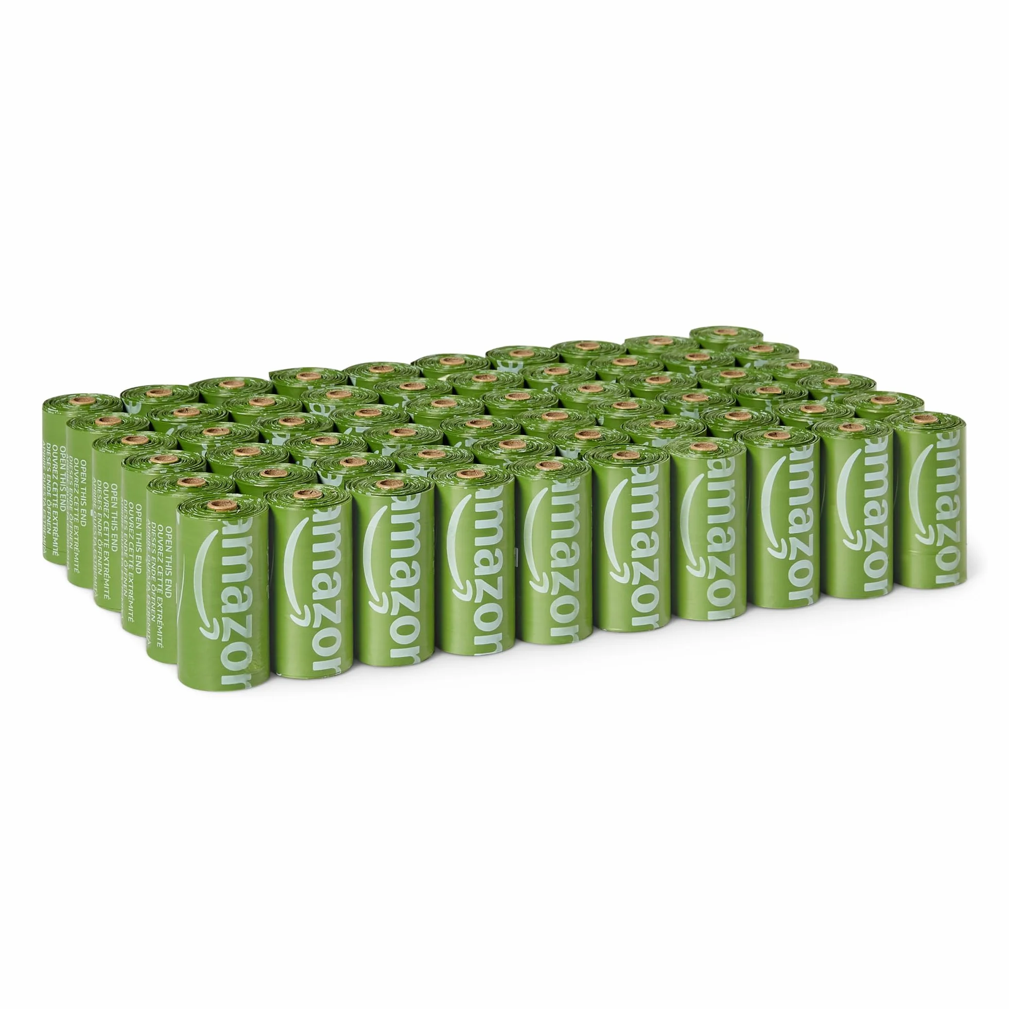 Amazon Basics Worki na odchody psa z recyklingu, bezzapachowe, 900 sztuk