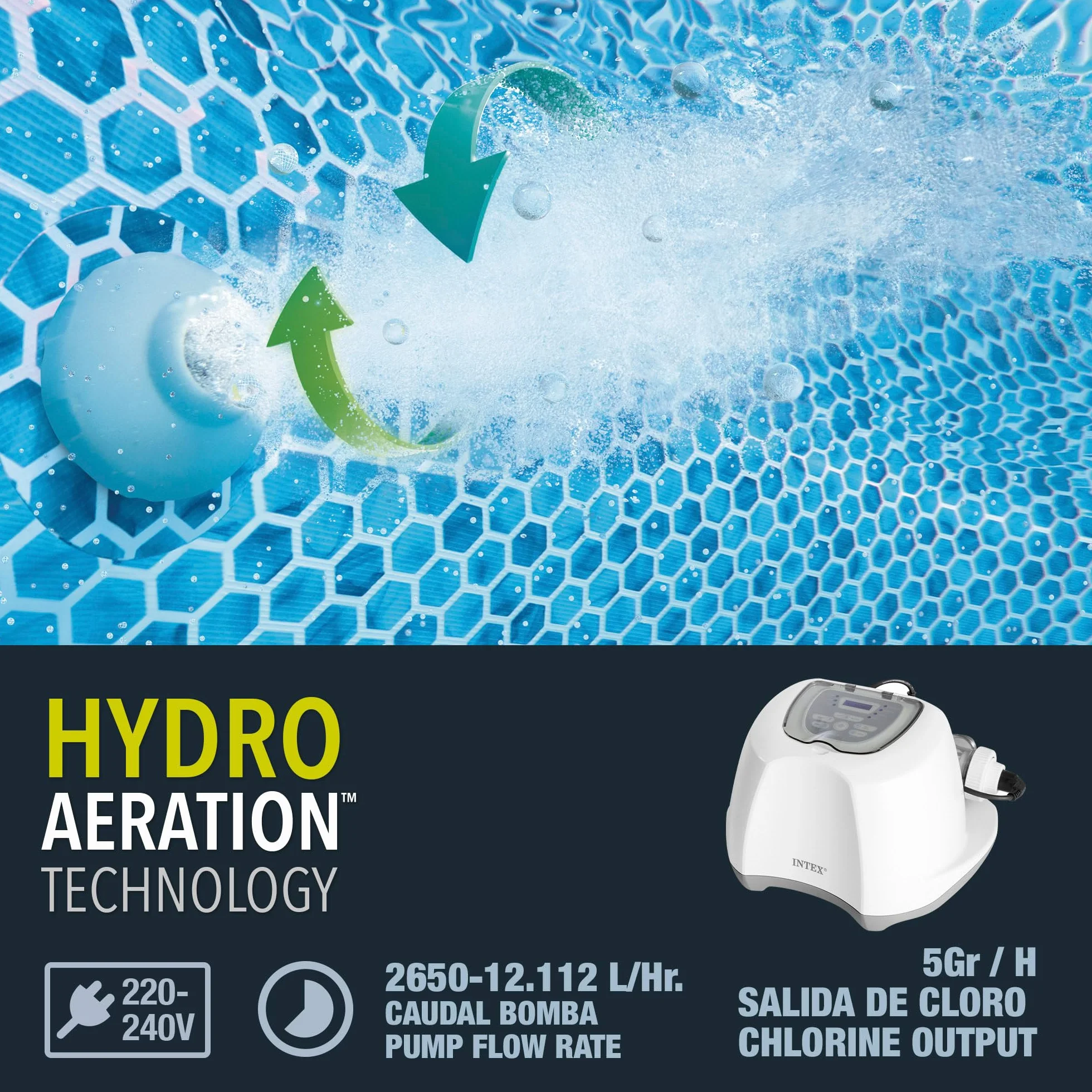 Intex - 26668 - Sterylizator soli QS500 do basenów o pojemności do 26,5 M³