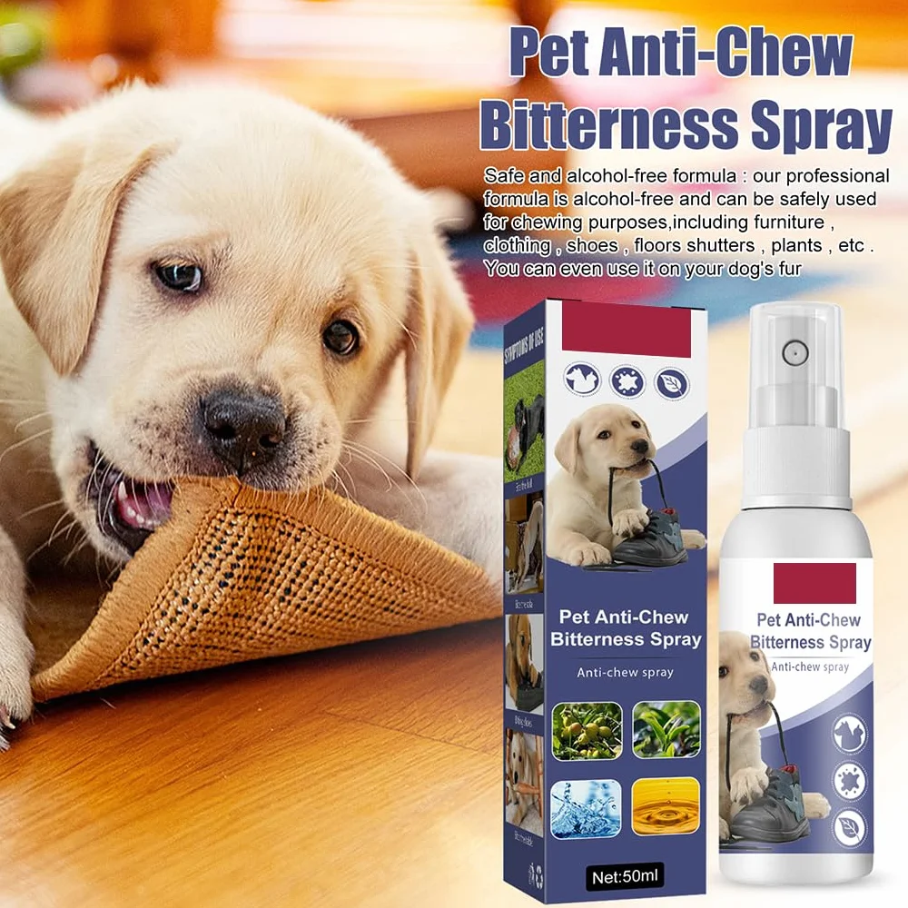 Pet Anti-Chew Spray Gorzkie Spraye 50 ml Narzędzie Szkoleniowe Naturalny Składnik