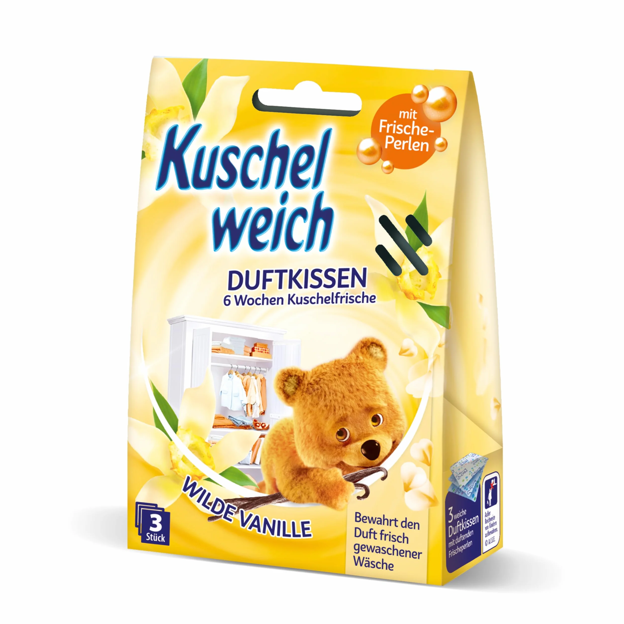 Kuschelweich Saszetki zapachowe - wanilia, 3szt.