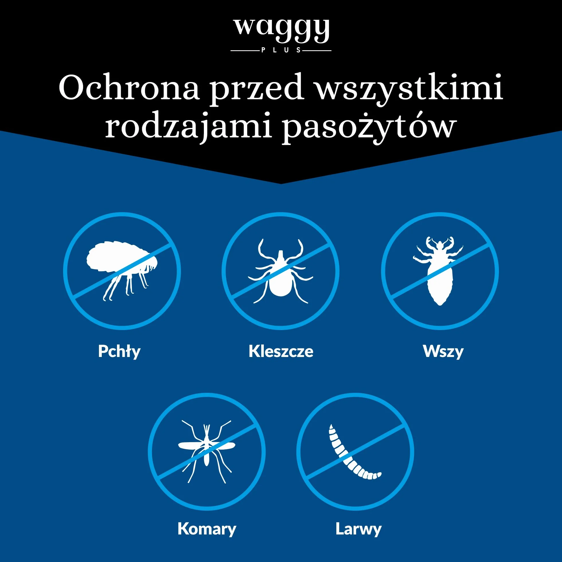 Obro탉a przeciw paso탉ytom dla 힄rednich i ma흢ych ps처w. Skuteczna ochrona Twojego zwierzaka przed pch흢ami, kleszczami, larwami, wszy i komarami. 100% naturalna.