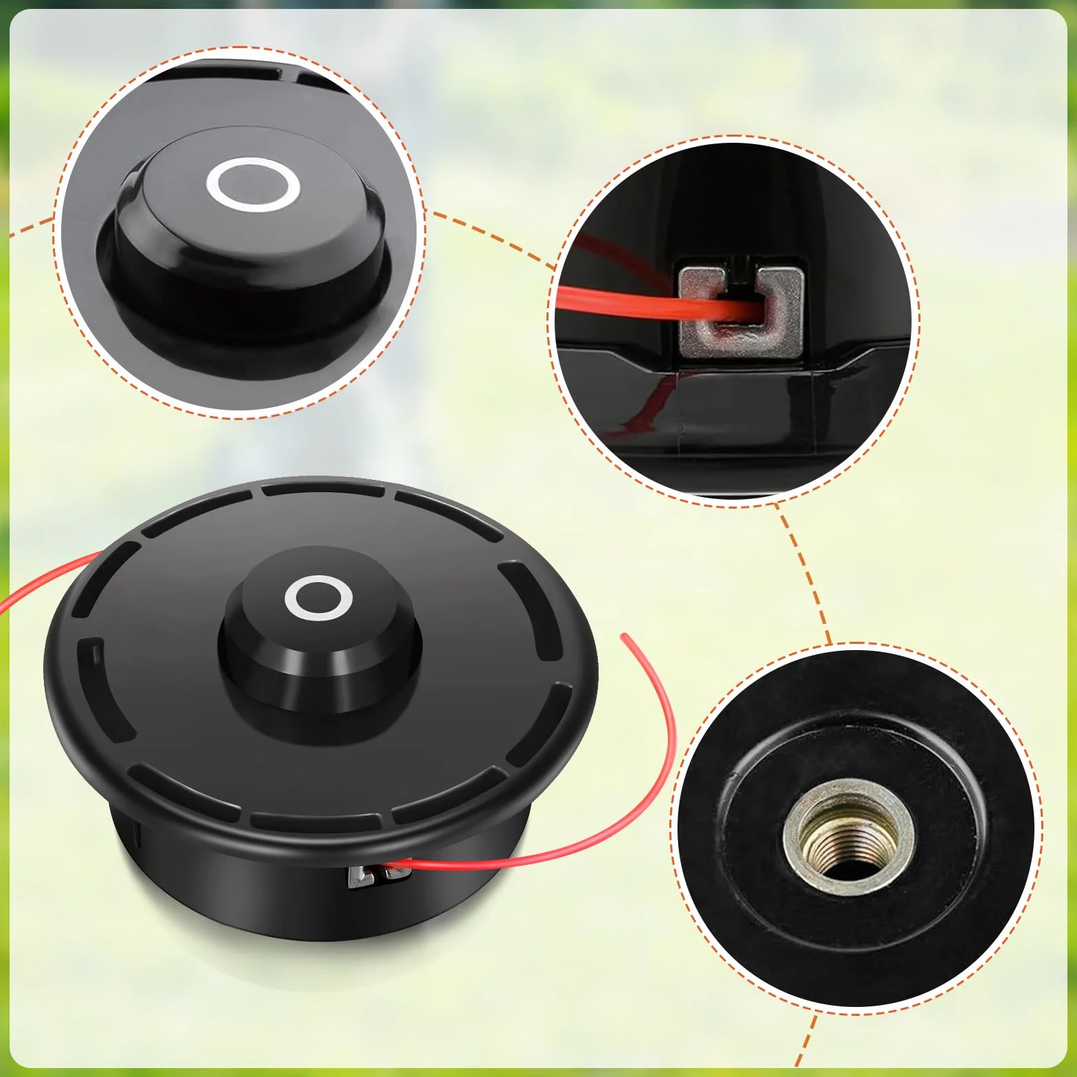 chuancheng Głowica podkaszarki do Honda UMK425E UMK431E UMK435E UMR425E głowica szpuli szczotki