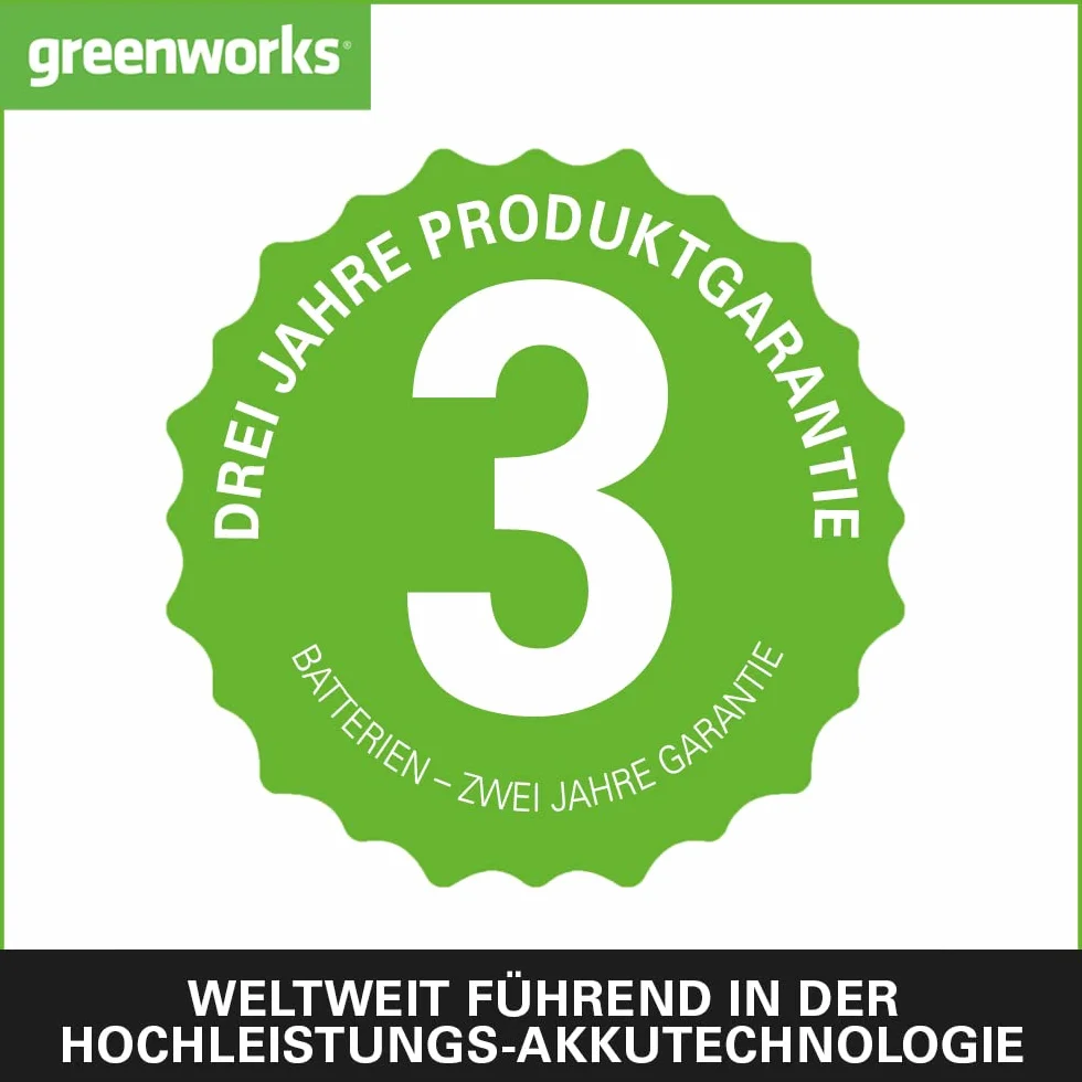 Greenworks GD24LT33K4 Akumulatorowa Podkaszarka Krawędziarka z Kołem do Małych i Średnich Ogrodów, Szerokość Cięcia 33 cm, Automatyczny Wysuw Żyłki Nylonowej 2 mm, Baterii 24V 4Ah i Ładowarki