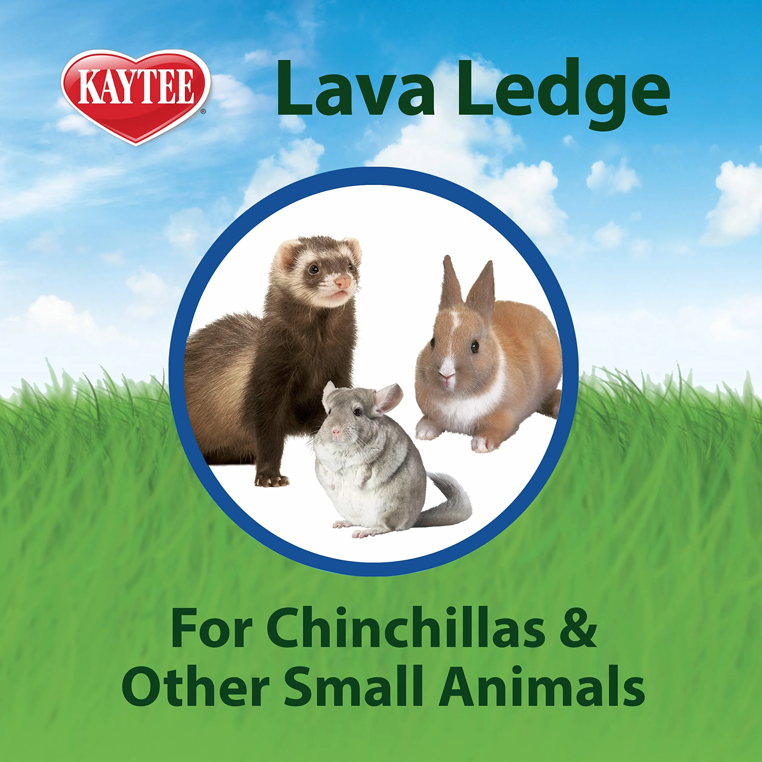 Kaytee Lava Ledge ścianka wspinaczkowa dla małych zwierząt naturalna pumeksowa