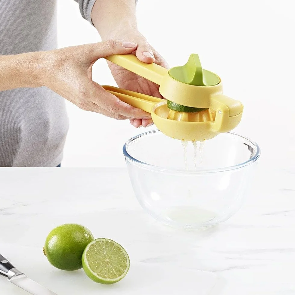 Joseph Joseph JuiceMax Dual-Action wyciskarka do cytrusów, cytrynowa limonka pomarańczowa