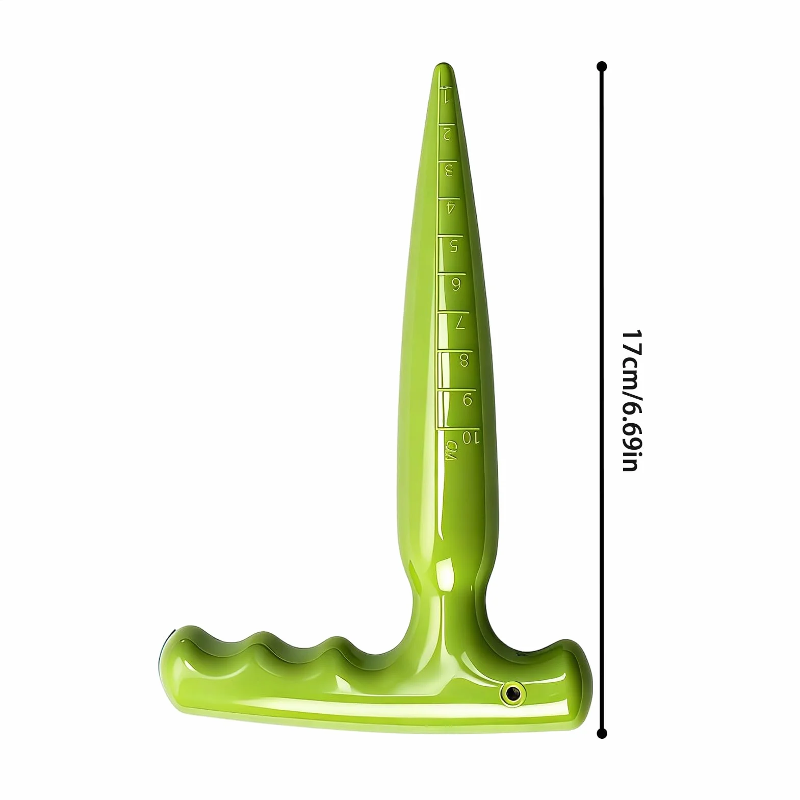 Dibbler Narzędzie ogrodnicze, ergonomiczne narzędzia ręczne do siewu, ręczna koparka do otworów do ogrodnictwa, do przesadzania ogórków, pomidorów, doniczek, grządek kwiatowych, farmy, szklarni