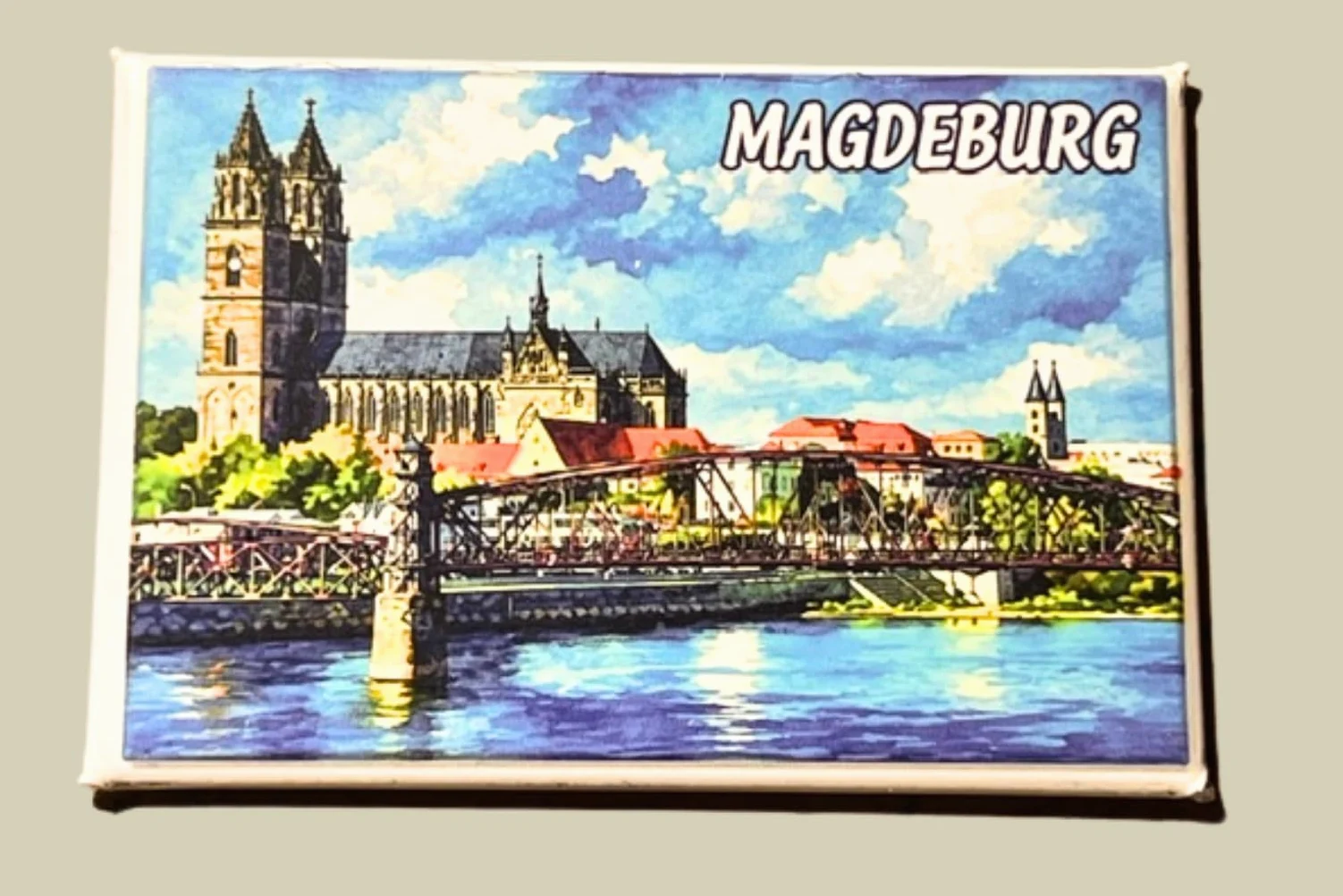 Magdeburg, Niemcy pamiątka magnes na lodówkę Fridge Magnet 261102
