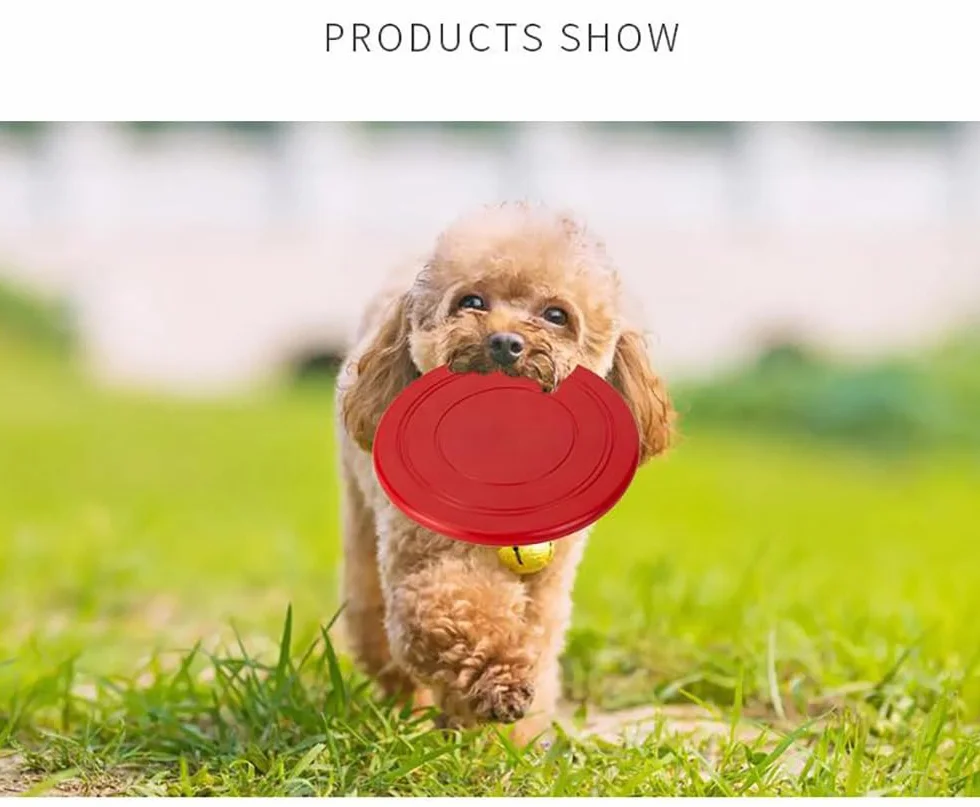 Frisbee, 6 sztuk frisbee, zabawka dla psa, krążek 17,8 cm, frisbee, duże psy, zestaw zabawek do treningu psa, rzucania, łapania i zabawy