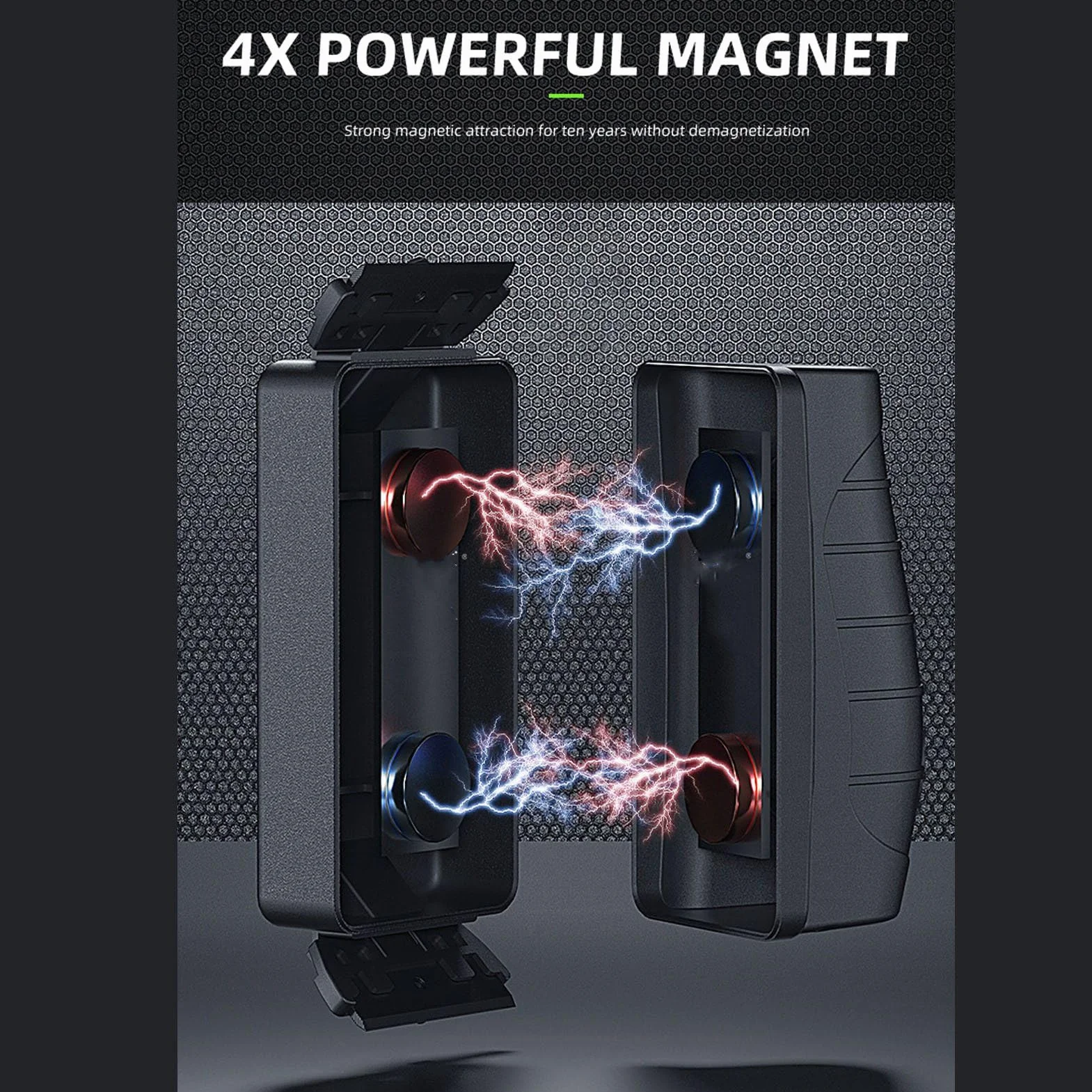 Magnetyczna szczotka do czyszczenia akwarium dwugłowicowa skrobaczka do szkła usuwania glonów czarny