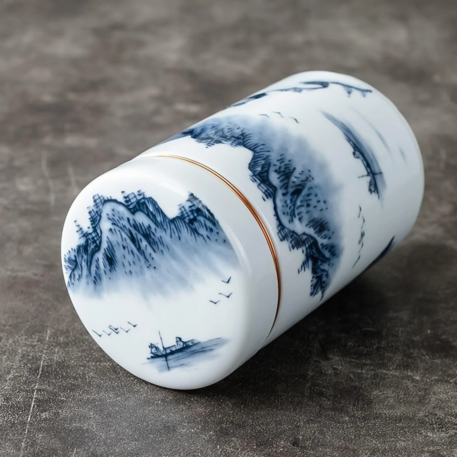 Praktyczny Zamknięty garnek Ceramiczny pojemnik do przechowywania butelek Świeży dzbanek na herbatę | Ziarna kawy chińskie vintage domowe pudełko do przechowywania