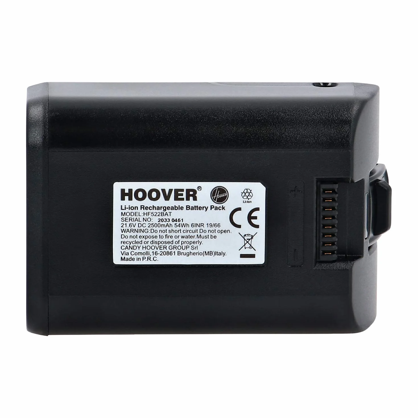 Hoover 35602207 Akumulator do Odkurzaczy, Czarny
