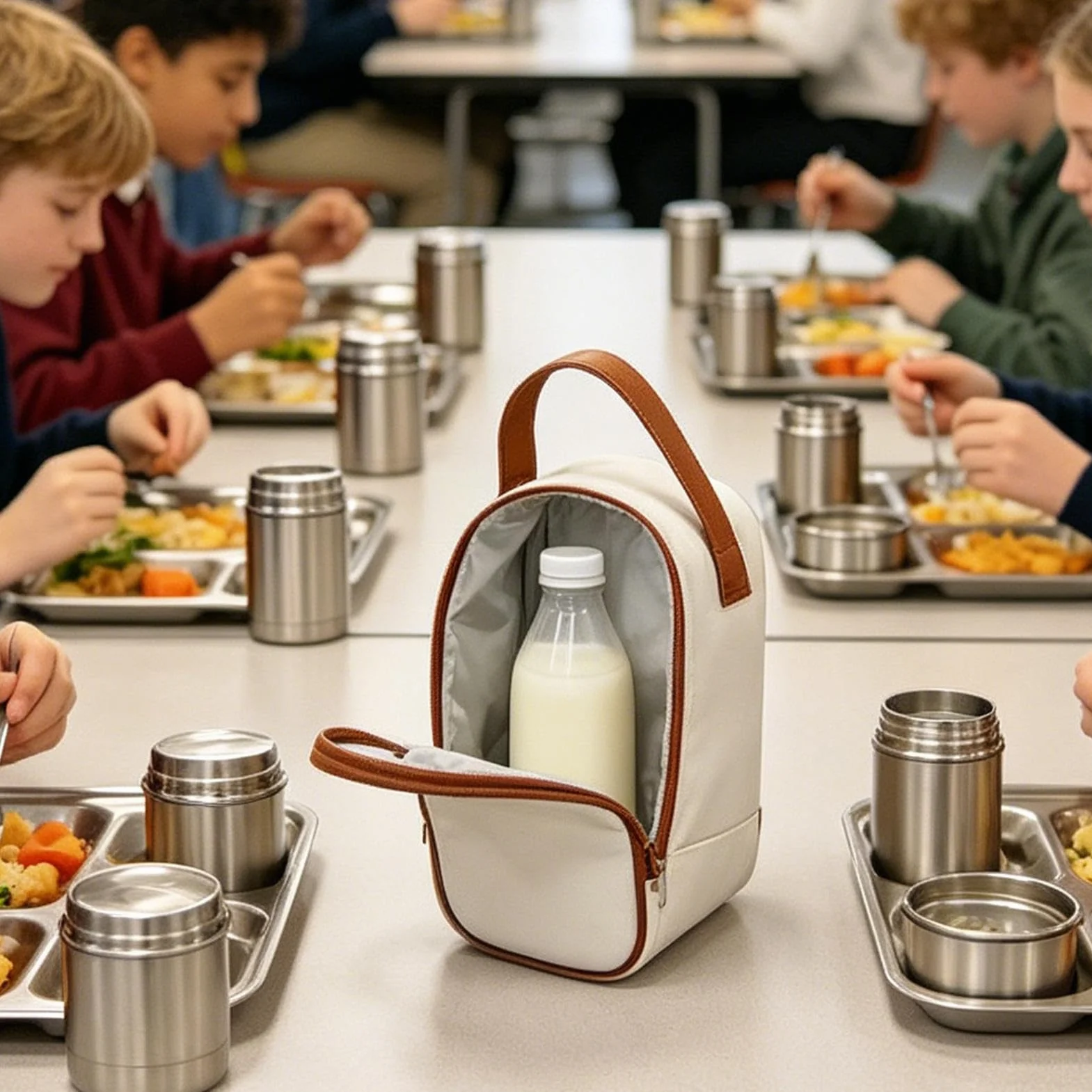 Torba Termiczna Na Jedzenie - Wodoodporna Izolowana Składana Torba - Kosmetyczka Na Żywność - Wewnątrz I Zewnątrz, W Domu, Biurze, Podróży, Lunch, Sałatki, Dla Kobiet I