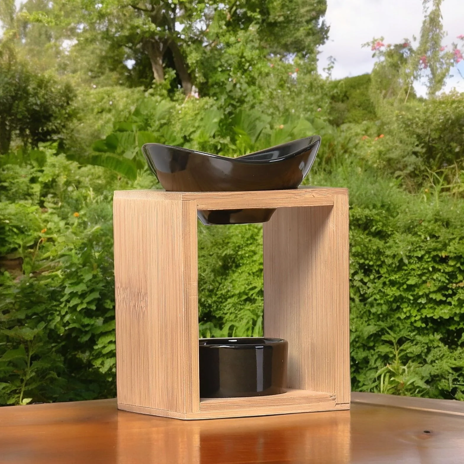Zen'Arôme - Naturéa Kalos Palnik Perfumy - Palnik olejków eterycznych, zapach topnienia, kwadrat wosku zapachowego - Miękkie ciepło - Aromaterapia - Przedmiot dekoracyjny i terapeutyczny
