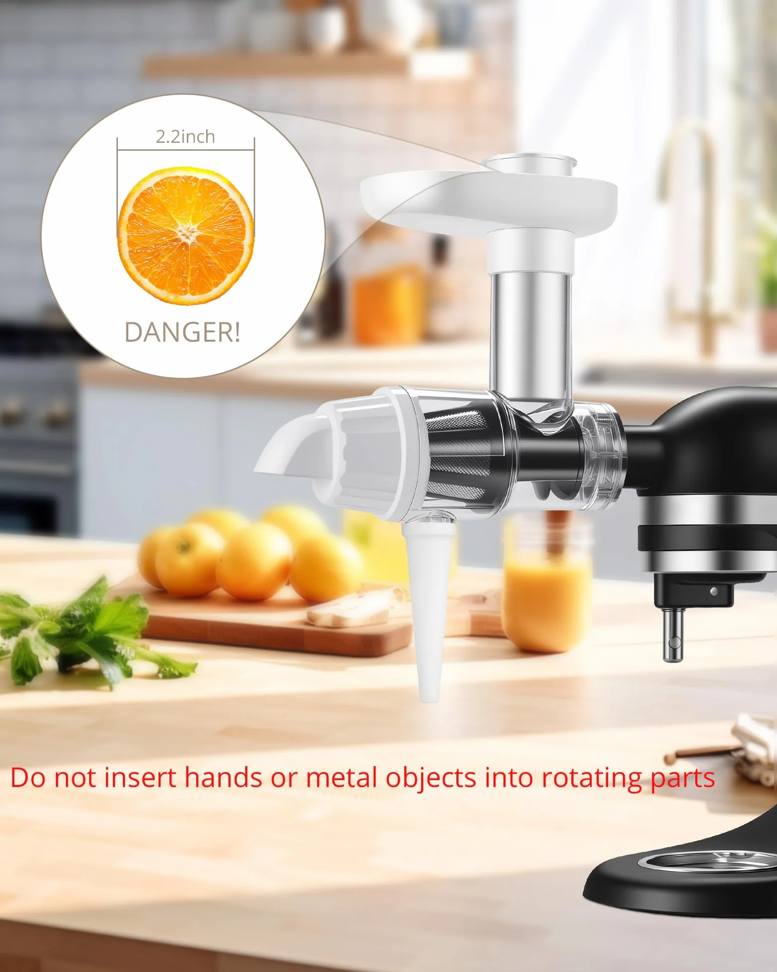 HOMGEN Nasadka do sokowirówki do miksera stojącego KitchenAid