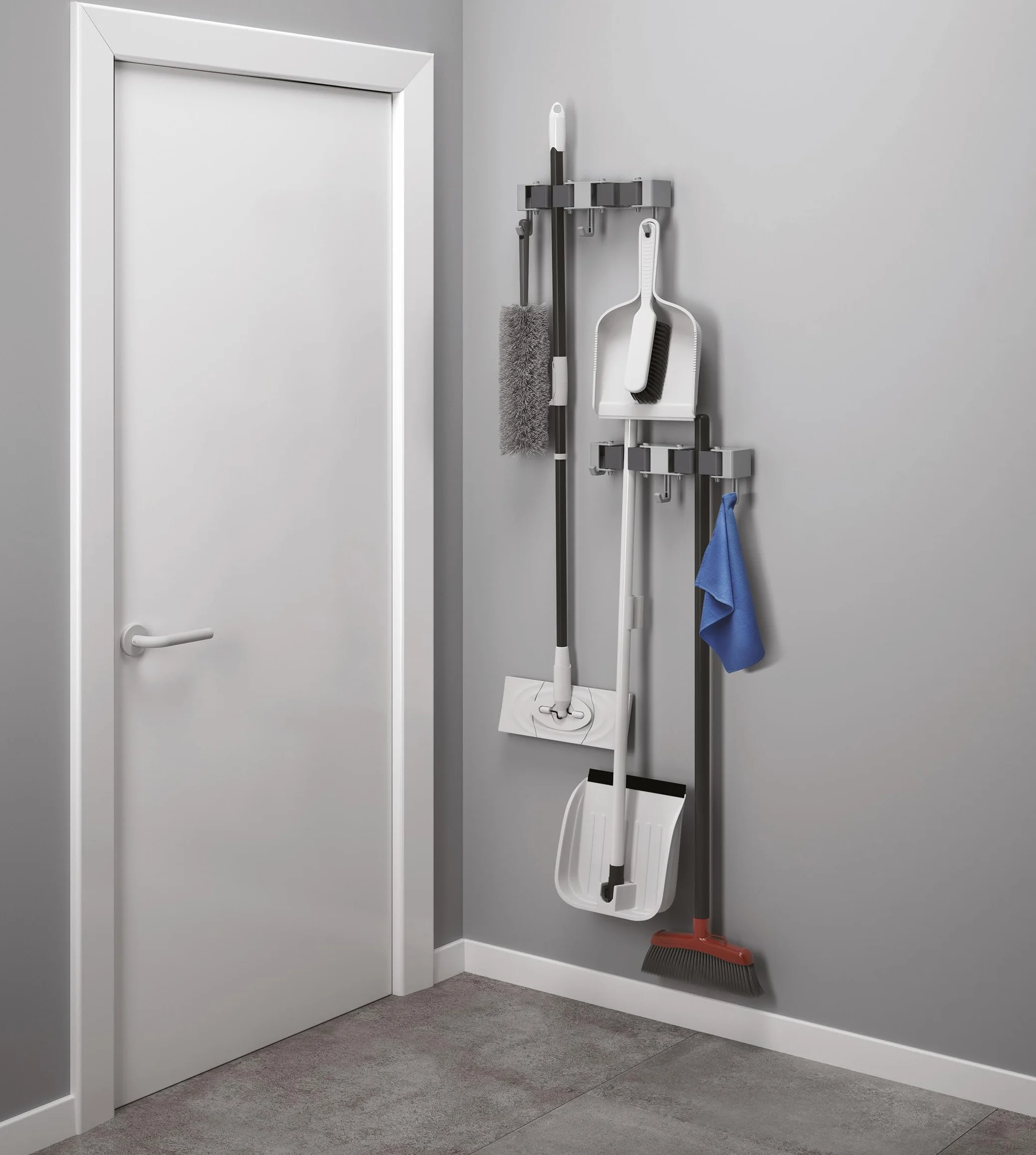 Metaltex 294900000 Hang-up 2 listwa zaciskowa do miotły
