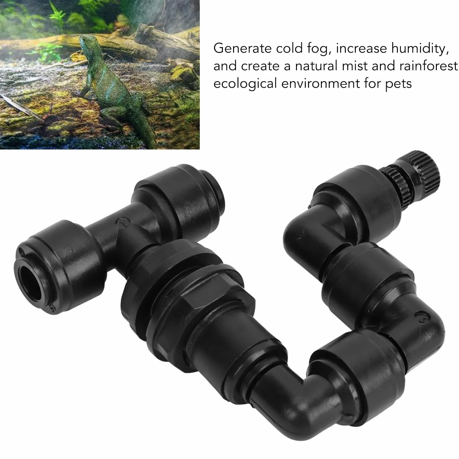 Zamgławiacz do Terrarium Regulowany Zraszacz Mgły Dysza Akwariowa
