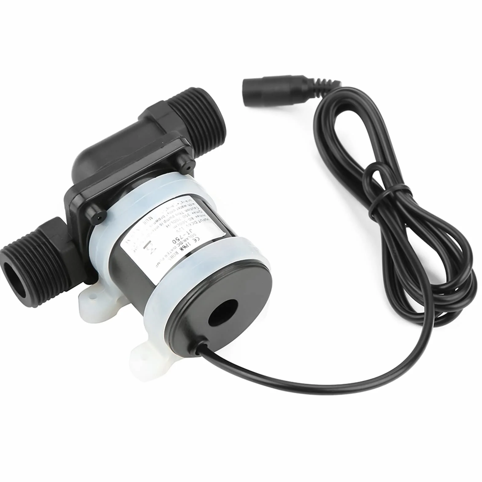Mini pompa wodna DC 12V cicha pompa obiegowa z gumową podstawą -40℃ ~ 100℃