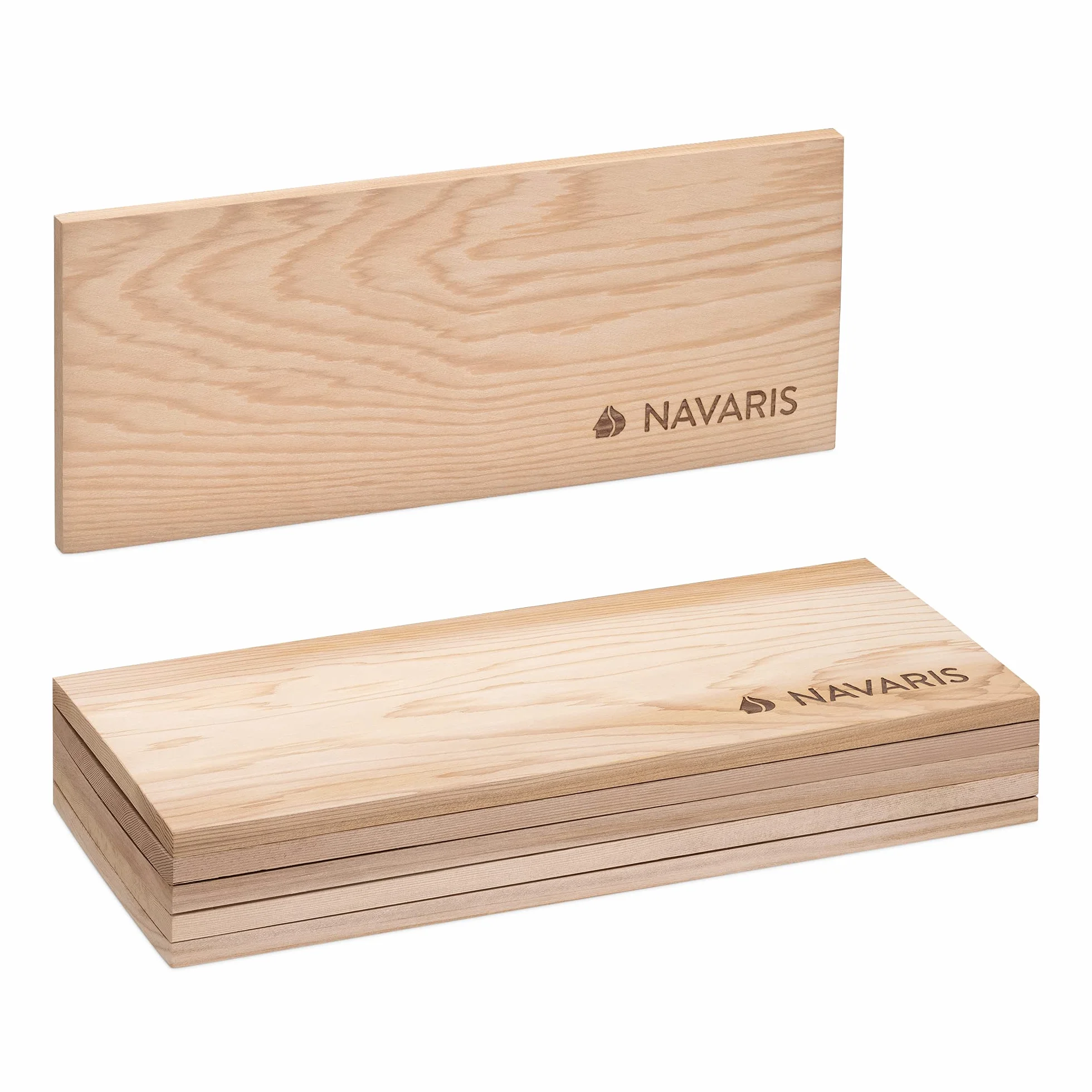 Navaris 6 x deski do grillowania z drewna cedrowego, 35 x 14 cm