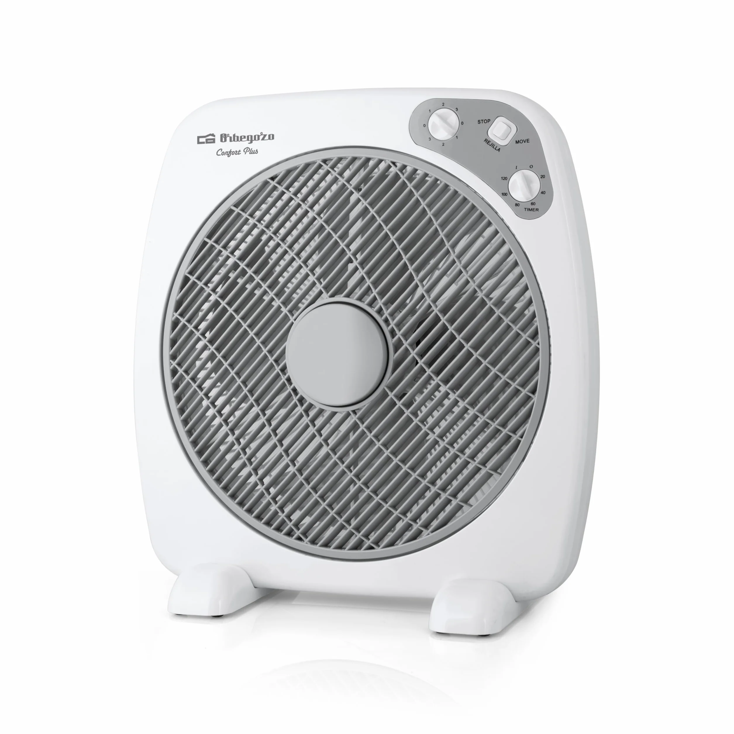 Orbegozo BF 0140 wentylator Box z 3 prędkościami, funkcja obracania, timer, rozmiar ostrza 40 cm, 60 W, czarny