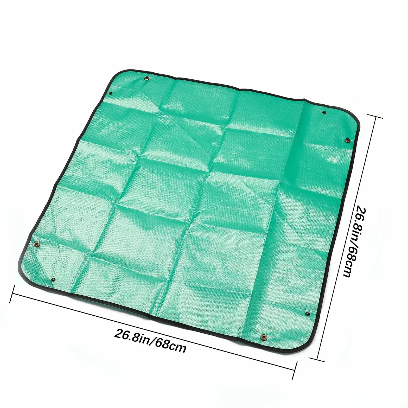 KINBOM 1 Szt. Mata do Przesadzania Roslin, Skladana Mata do Soczystych Przenosna Mata Ogrodnicza Wodoodporne Maty do Przesadzania do Przycinanych Roslin Sadzonki Rosliny Doniczkowe (68x68cm)