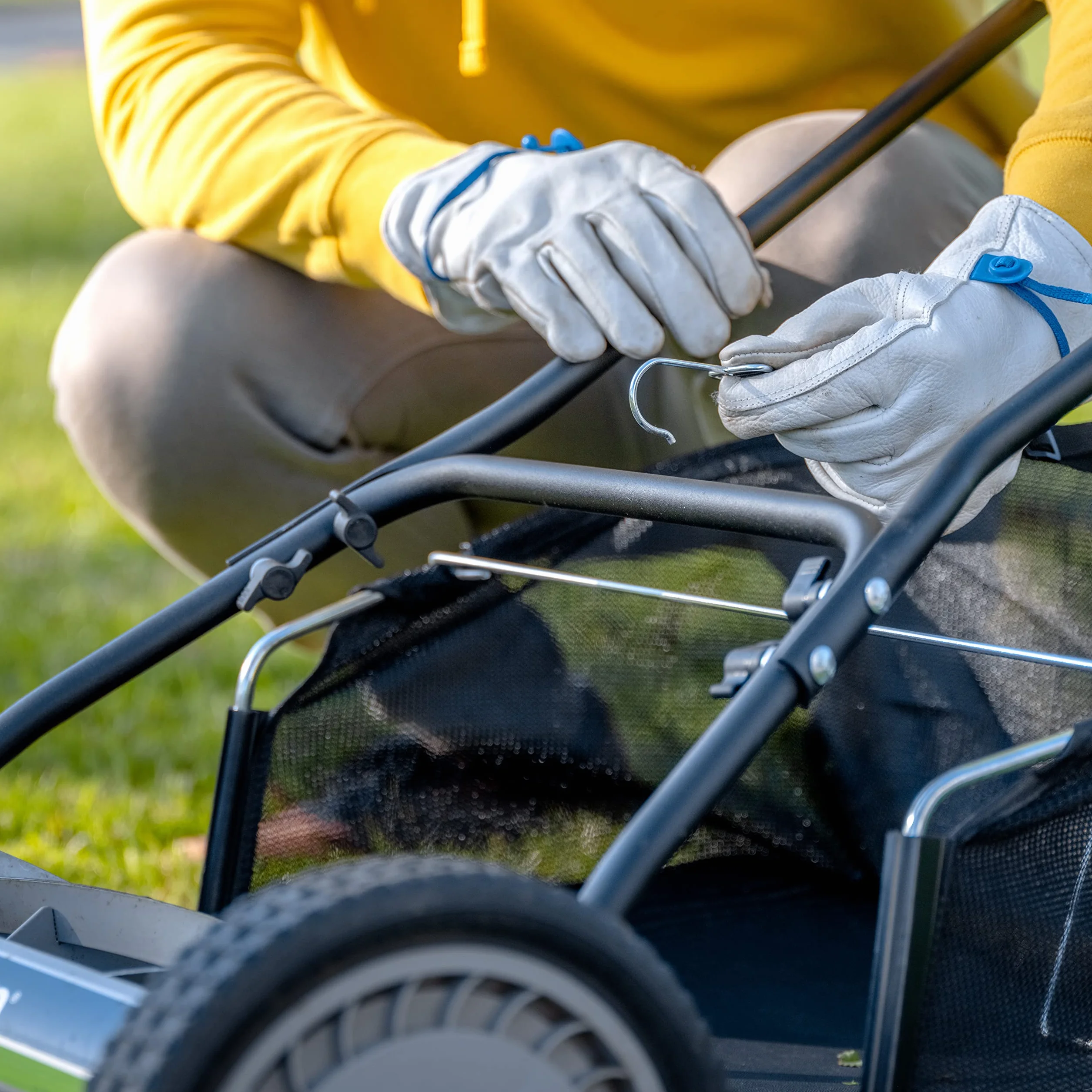 American Lawn Mower Company GC91820 18-Inch/20-Inch Reel Lawn Mower Grass Catcher, Black