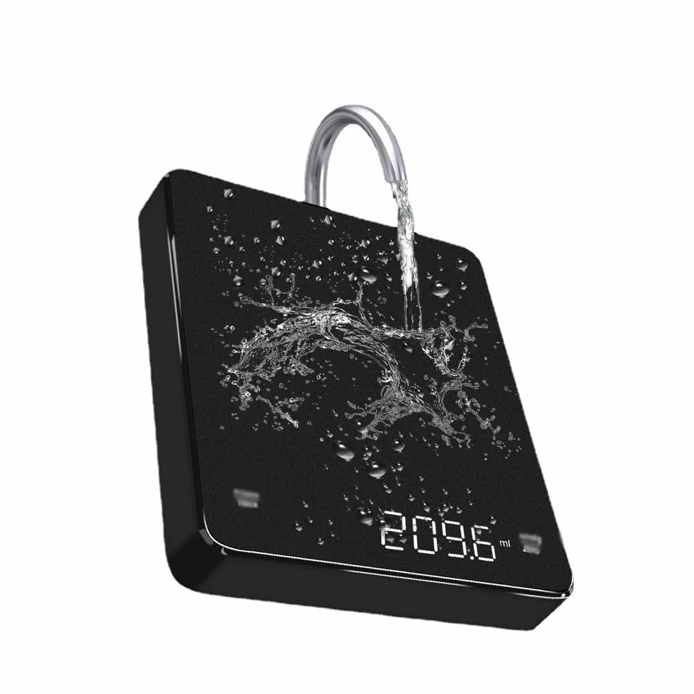 JFDBGU Coffee Scale, Charging Timer, Automatic Zeroing, Electronic Scale, Household Kitchen Scale