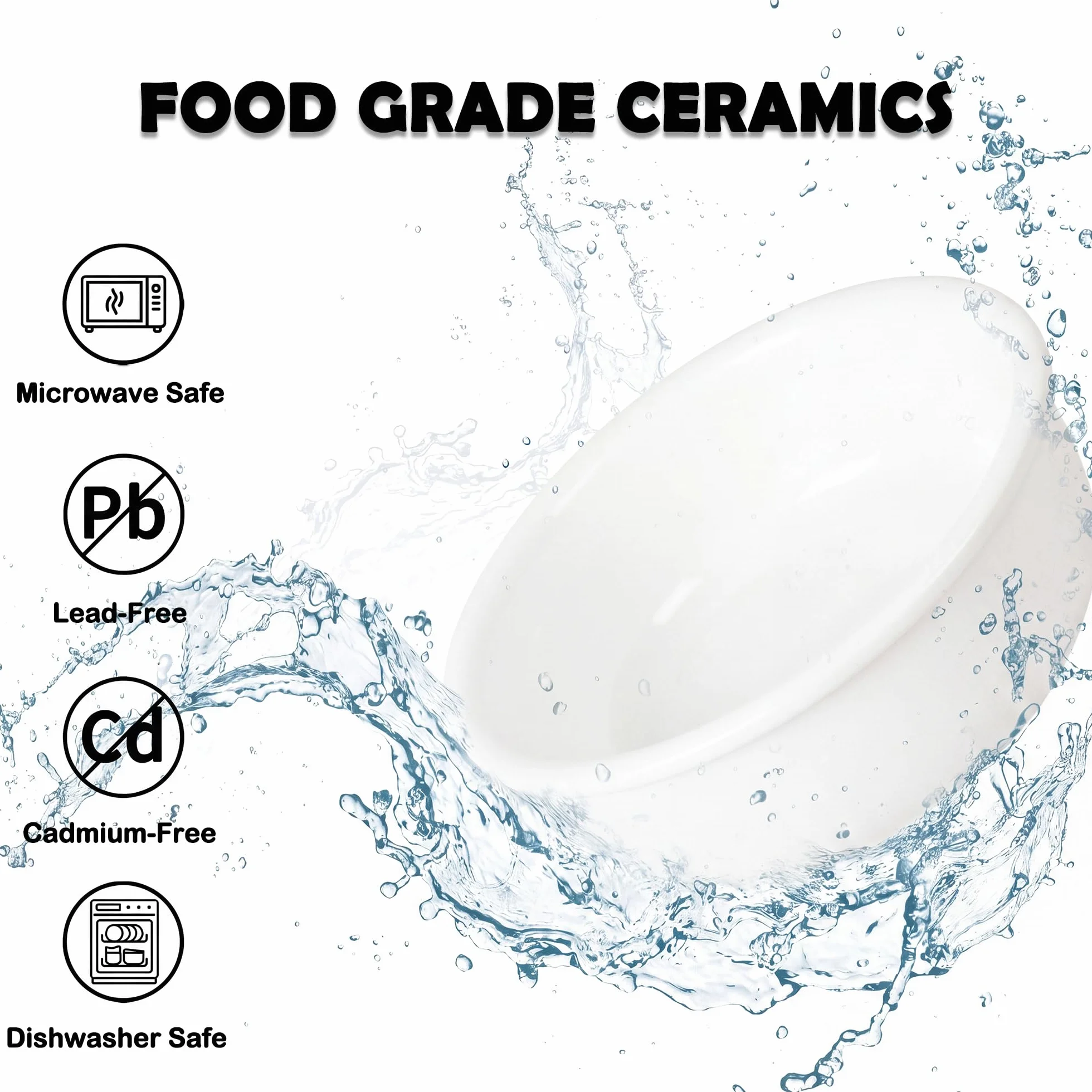 Ceramiczny zestaw podwyższonych misek dla psów z antypoślizgowym metalowym stojakiem