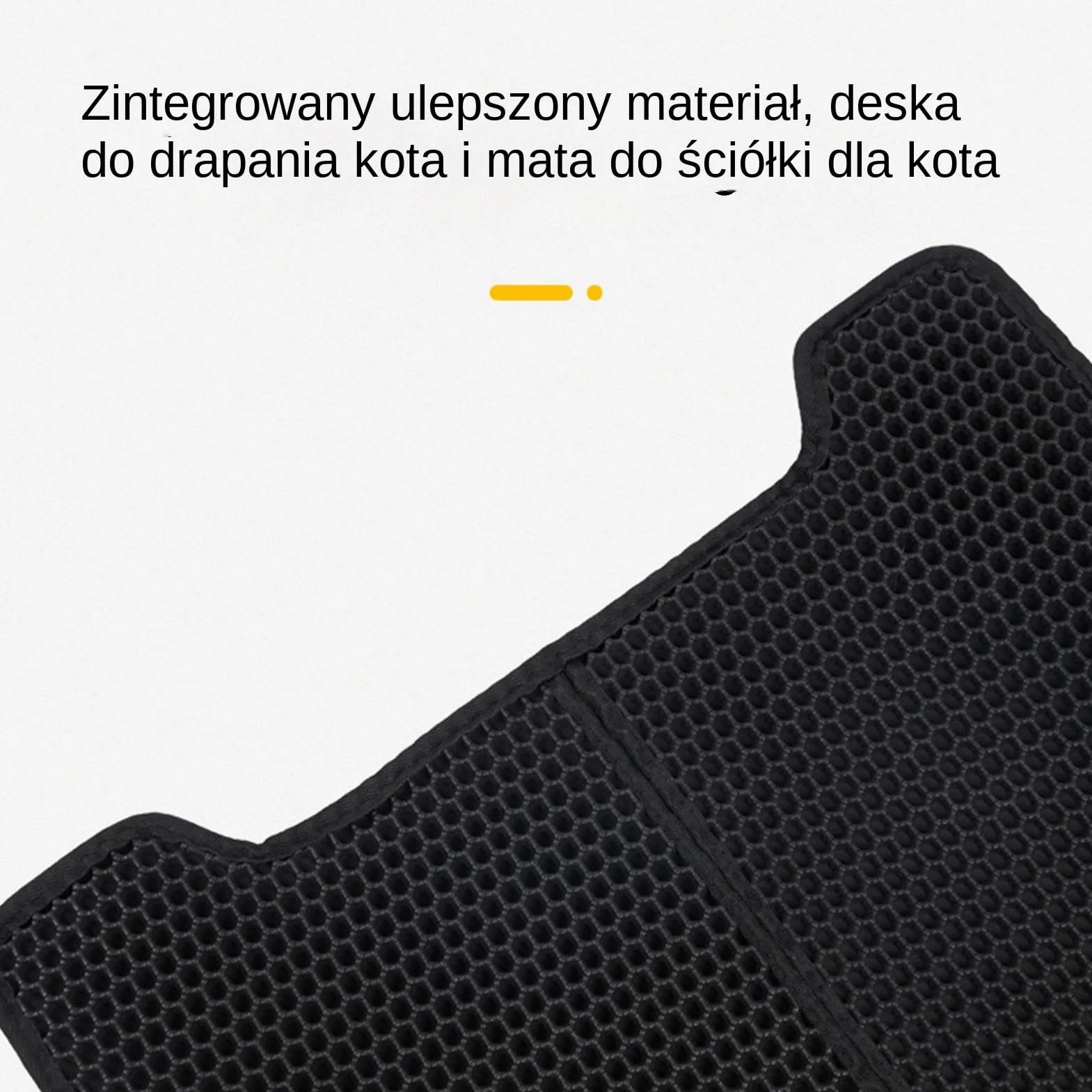 Maty Na Kuwety Antypoślizgowa Podkładka W Kształcie U Wyłapująca Żwirek Dla Kotów
