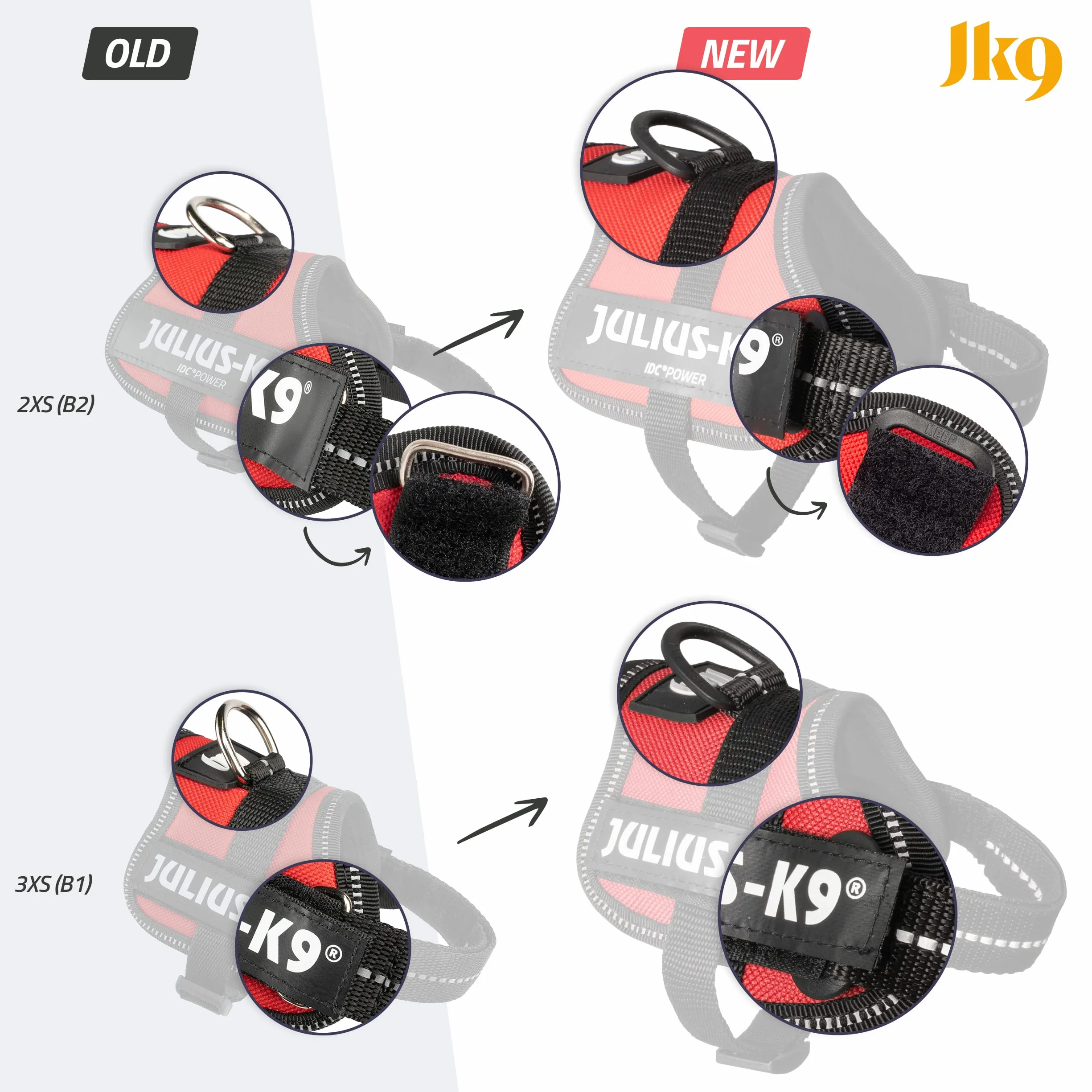 Julius-K9 K9 Powerharness rozmiar 3 indygo