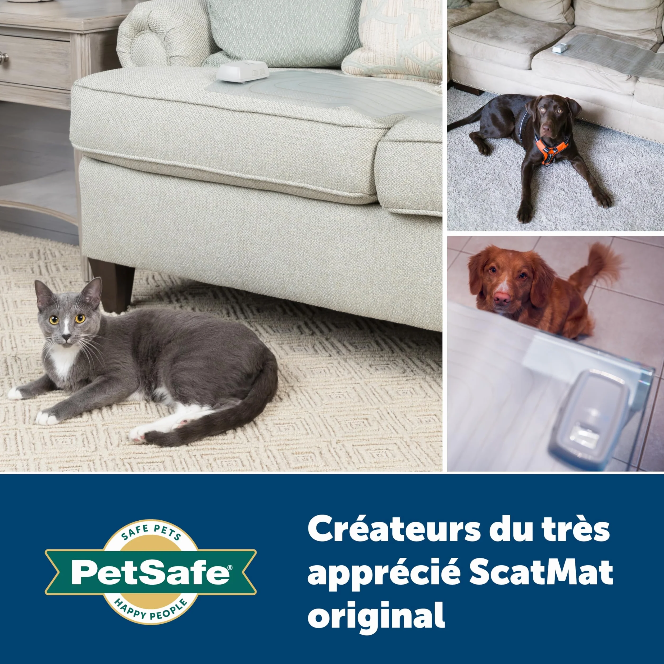 PetSafe Elektroniczna mata treningowa ScatMat XL, ochrona mebli, 7 trybów stymulacji, bateria