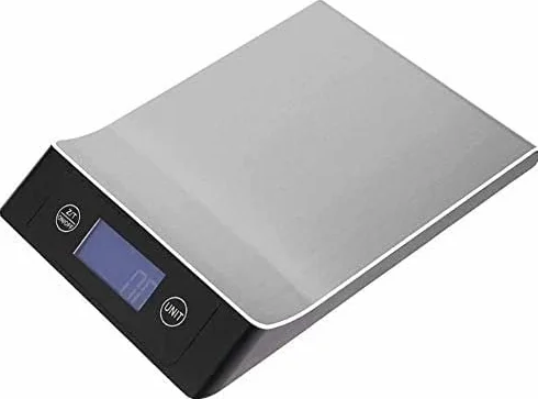 Elektroniczna waga kuchenna o wysokiej precyzji elektroniczna waga kuchenna ze stali nierdzewnej cyfrowa waga do żywności Wyświetlacz LCD biżuteria (szary 10 kg/1g)