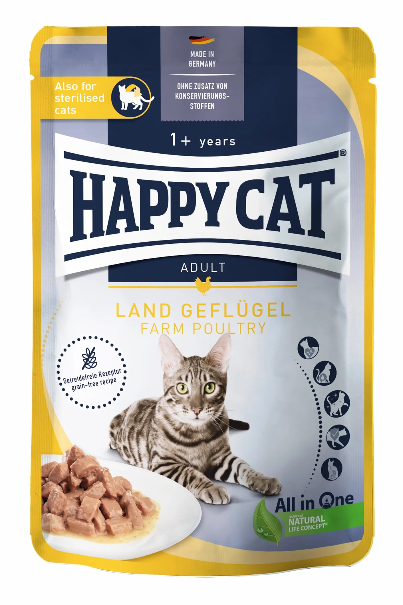 Happy Cat Culinary Meat in Sauce Land Drób Pouch 85 g