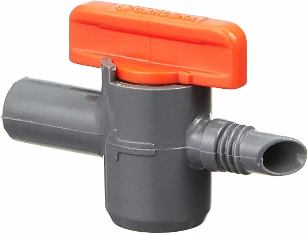 Gardena Micro-Drip system zawór regulacyjny: zawór sterujący do regulacji natężenia przepływu i zasięgu dysz zraszających, 5 szt. (1374-20)
