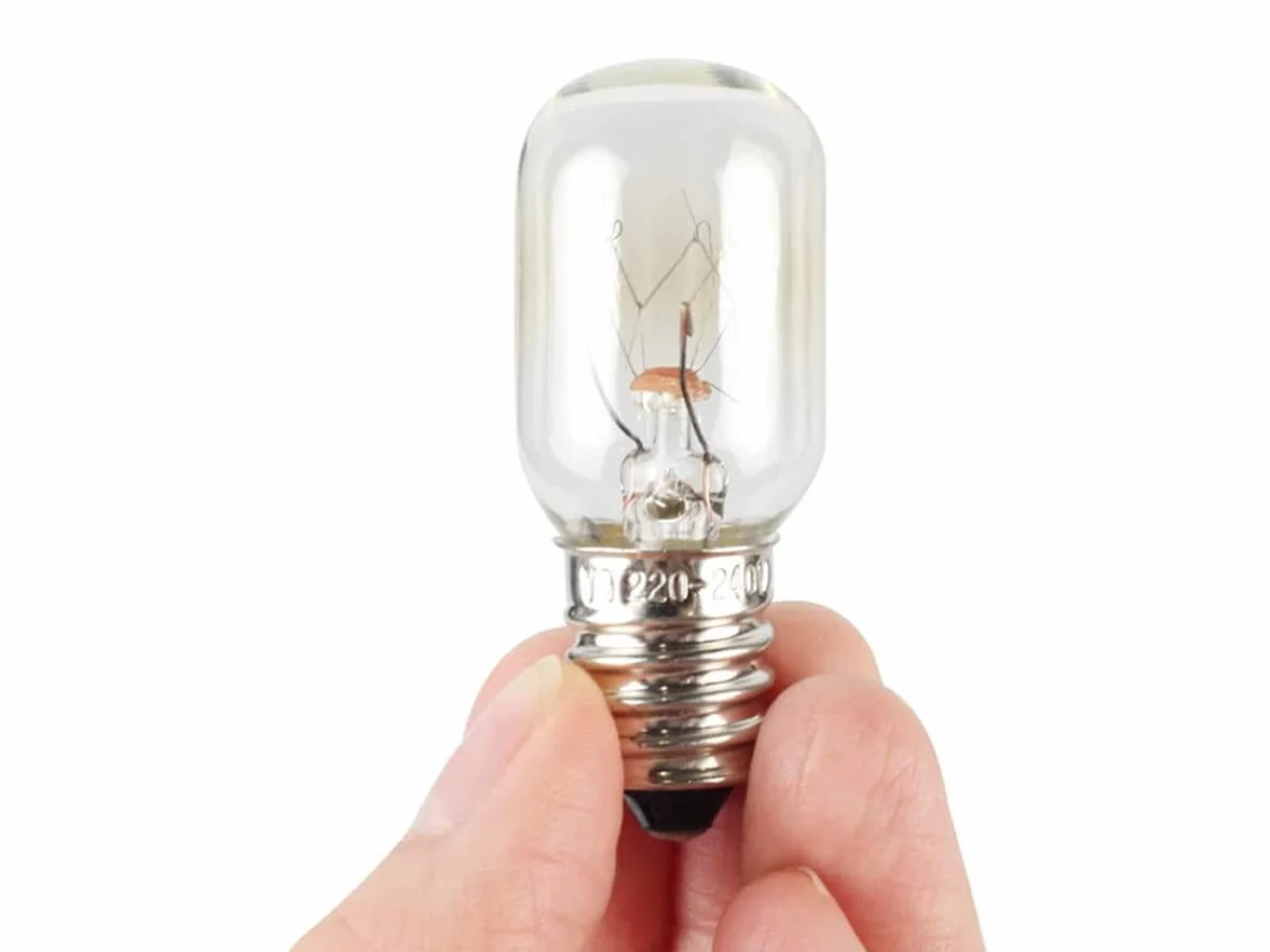A2ZWORLD 2 sztuki żarówek na lodówkę E14 15 W 230 V, wymiana lamp halogenowych do lodówki 2800K 80LM z przezroczystym szkłem