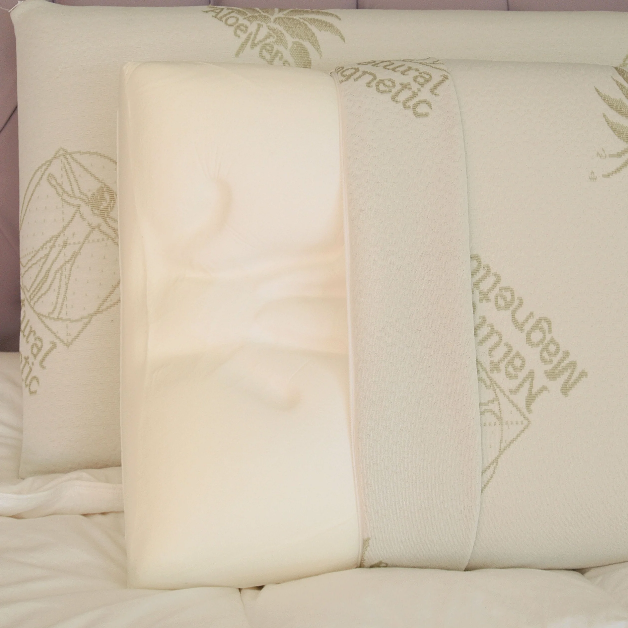 Baldiflex, Para poduszek, pianka memory Foam, Aloe Vera, wysokość 16 cm