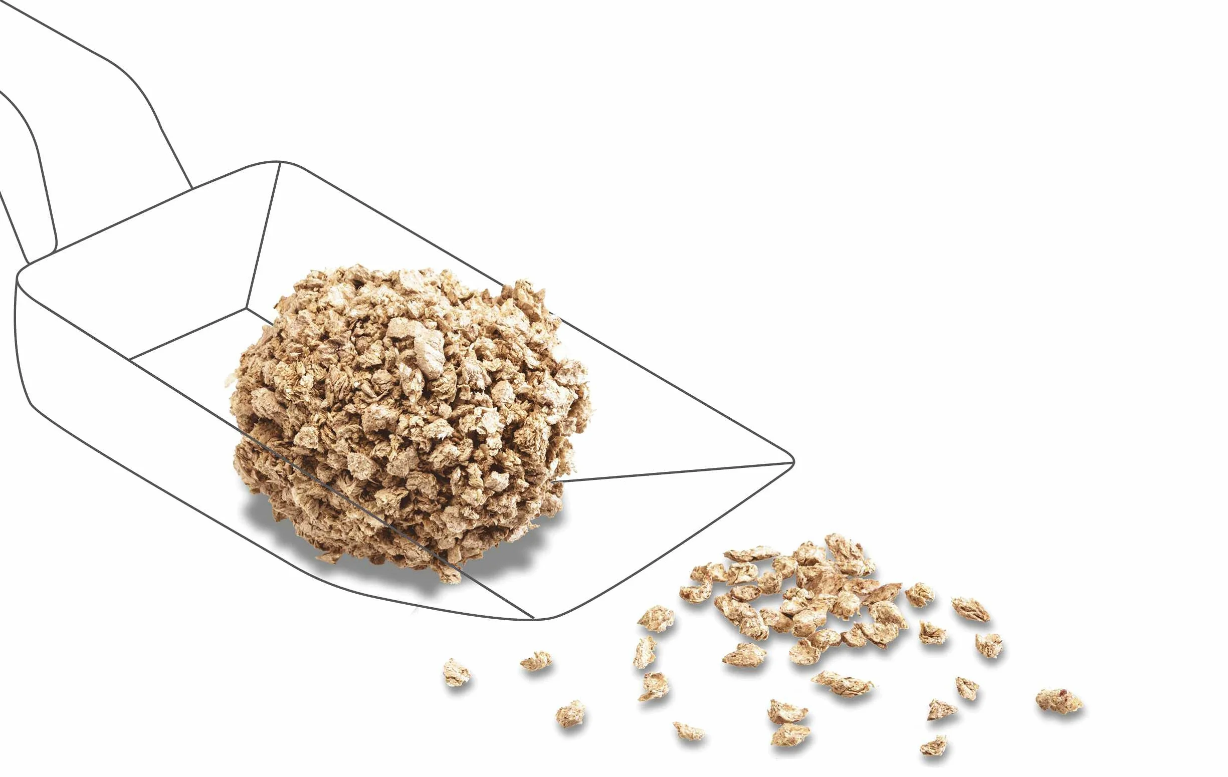 Cat's Best Original, w 100% roślinny żwirek dla kota zbrylający o maksymalnej chłonności - naturalnie aktywnie zwalczający nieprzyjemne zapachy, 17,2 kg/40 l