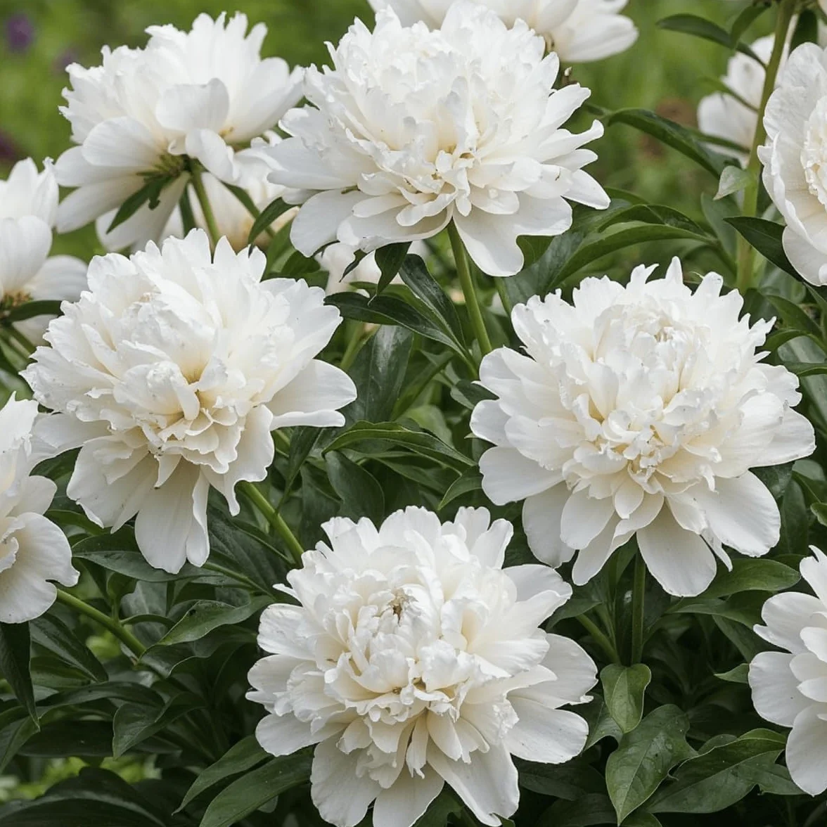 Piwonia White Passion (1 roślina), hybryda dużej piwonii, odporna bylina, rośliny z Holandii do ogrodu i doniczek (bez nasion, cebul i nie sztuczne)
