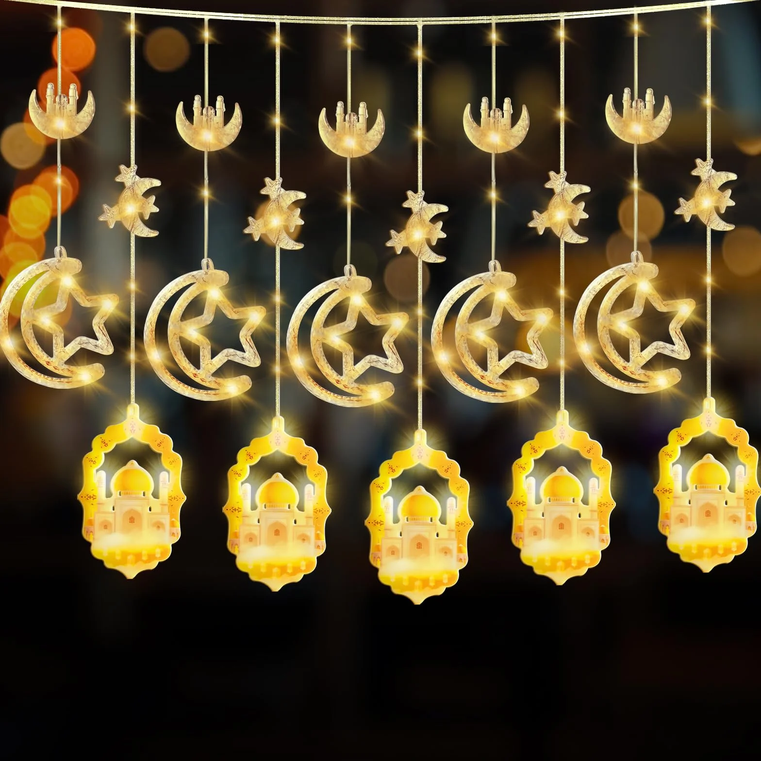 Łańcuchy świetlne na Ramadan