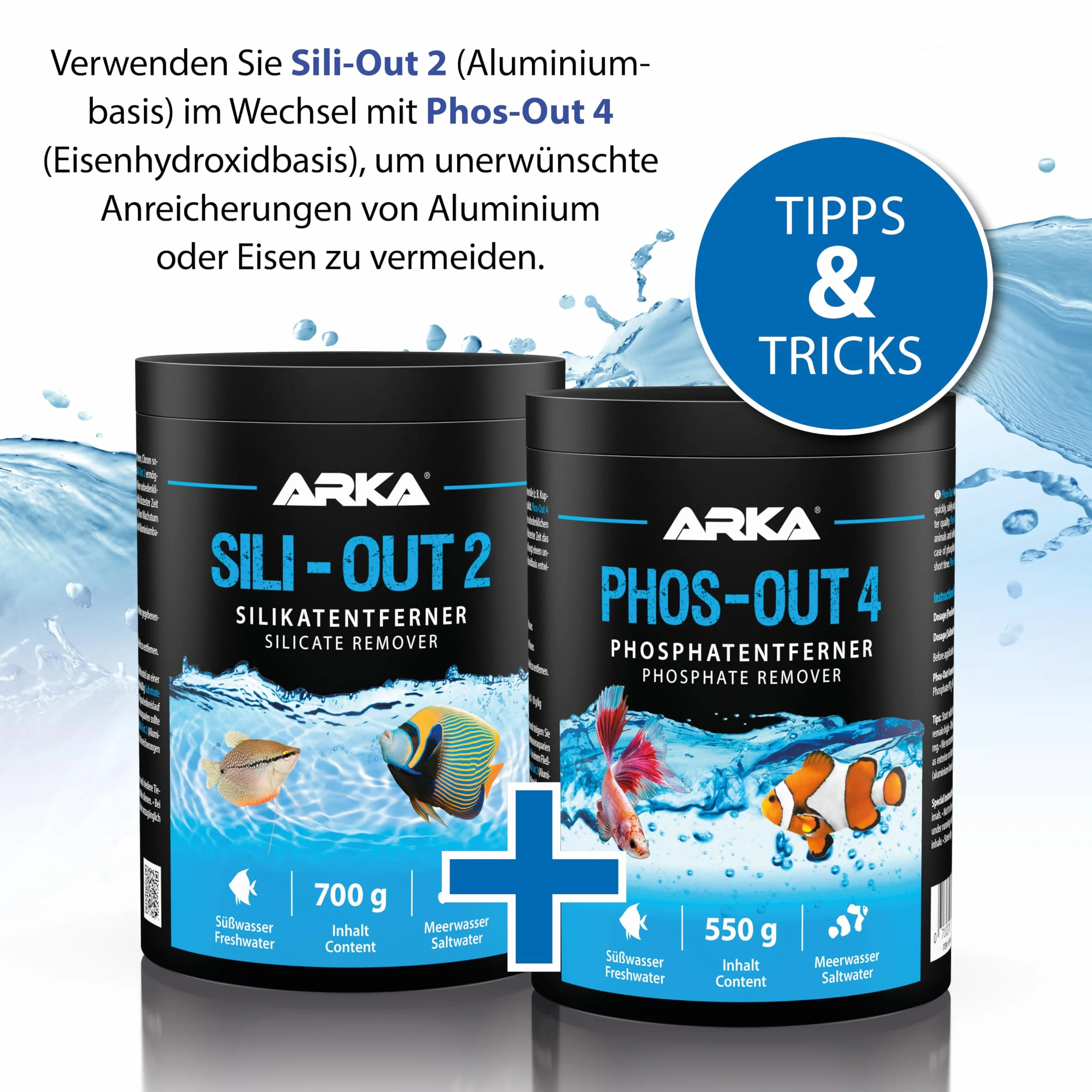 MICROBE-LIFT Sili-Out 2 środek do usuwania krzemianów i fosforanów do akwariów 500 ml 360 g