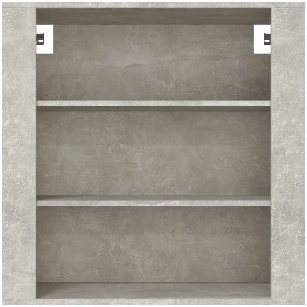 Mobilna szafka ścienna na przybory kuchenne, 80 x 33 x 80 cm, szare wykończenie cementowe, wszechstronne przechowywanie do sypialni, salonów, łazienek, kuchni i gabinetów, trwała konstrukcja ze