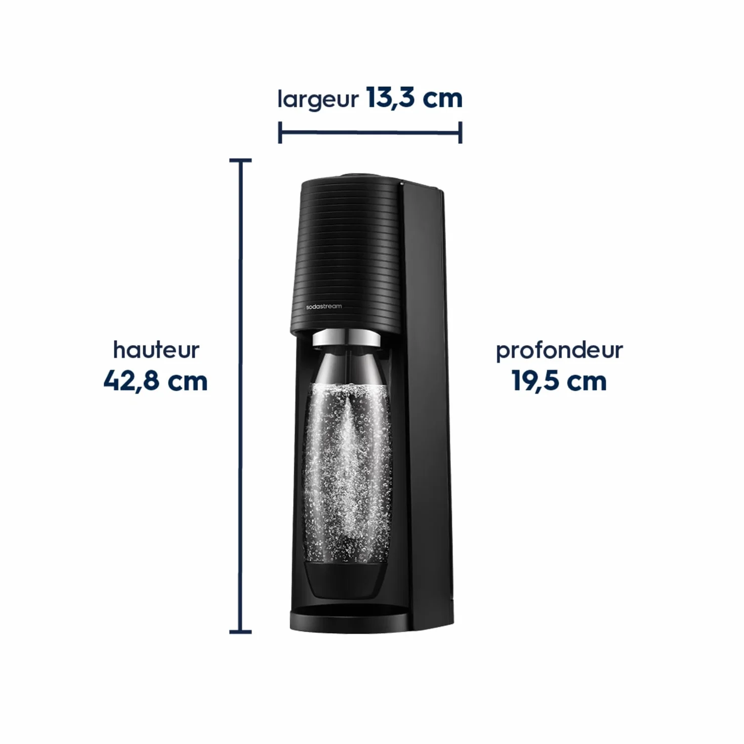 SodaStream Saturator Terra, Czarny