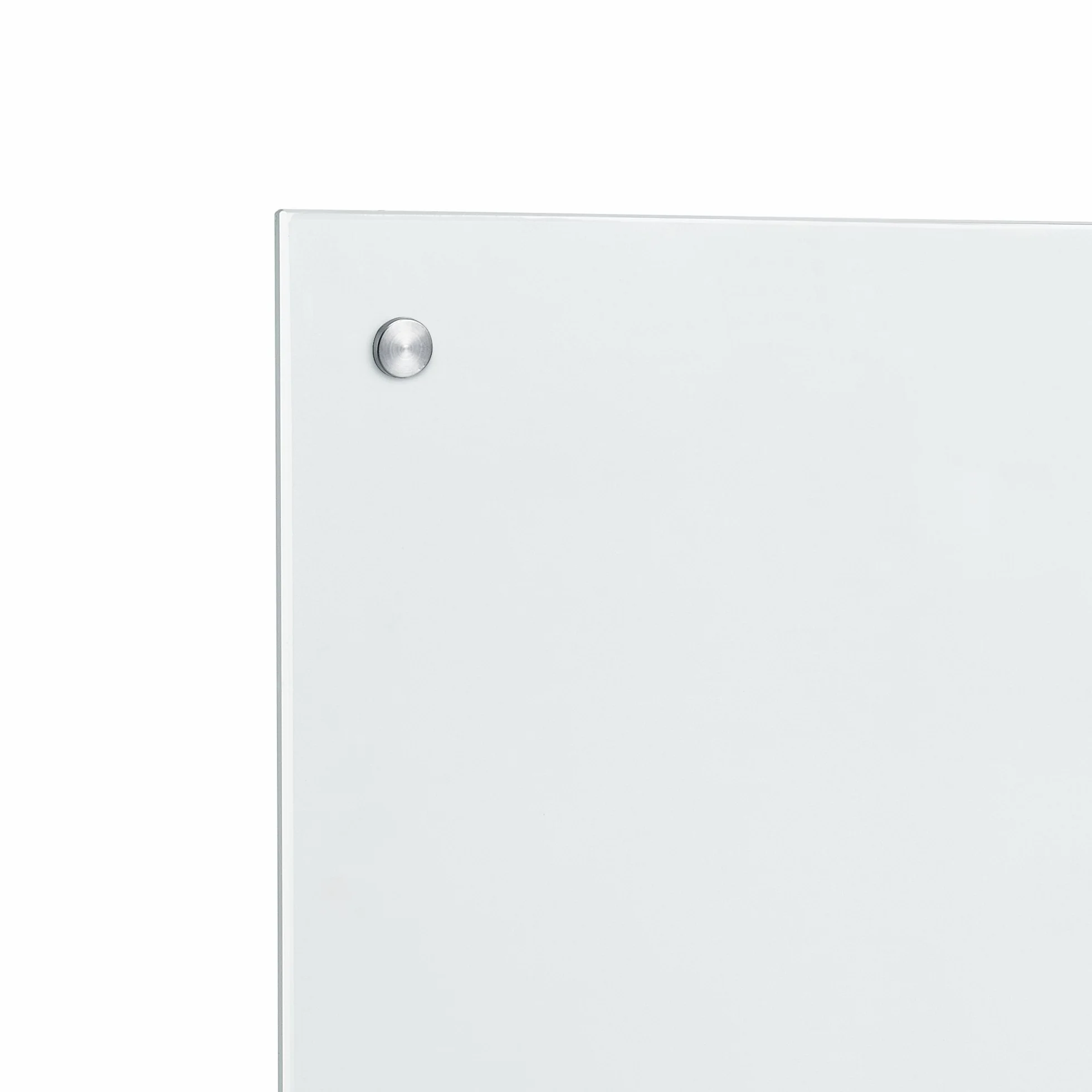 [neu.haus] Szklana tylna ścianka kuchenna/ochrona przed pryskaniem (90 x 50 cm) – szkło matowe – lustro do płytek wraz z materiałem montażowym