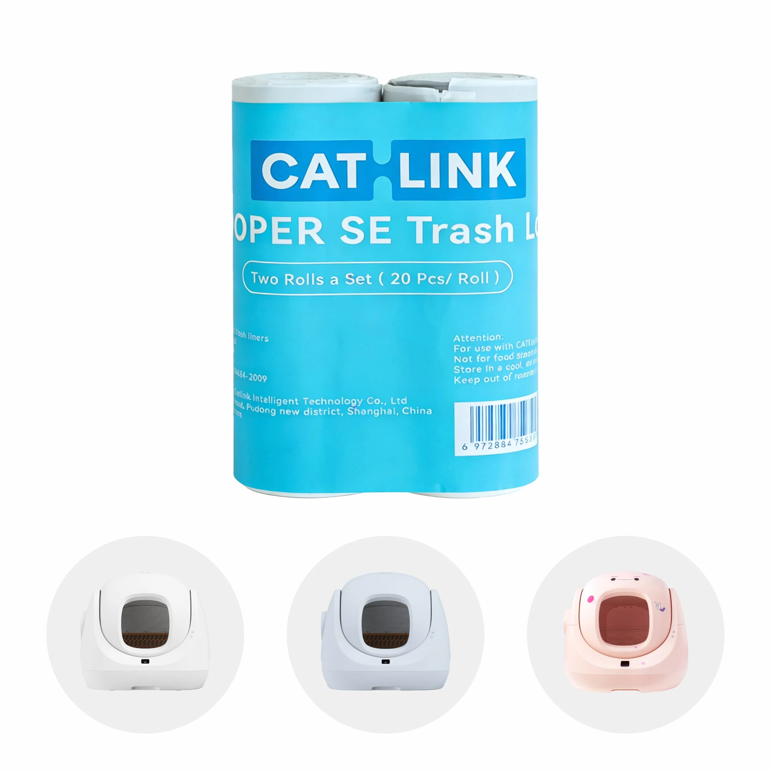CATLINK Worki zamienne do kuwety dla kota Baymax 120 sztuk