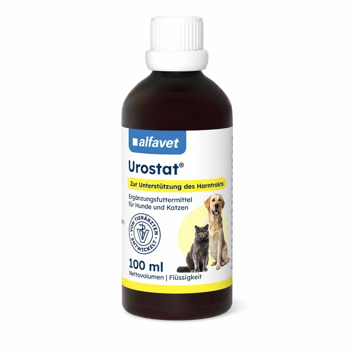 Alfavet Urostat karma uzupełniająca 100 ml strzykawka dozująca dla psów i kotów