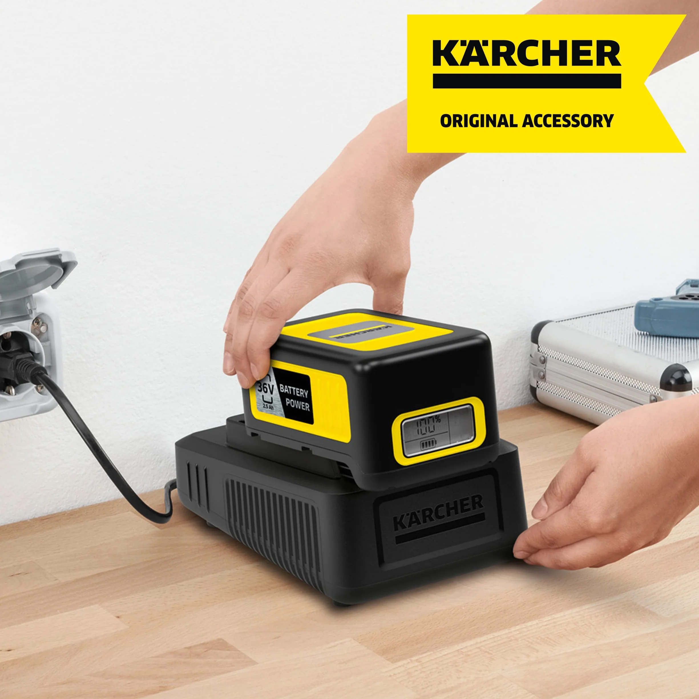 Kärcher Szybka ładowarka 36 V ( ładuje 80 % w zaledwie 45 minut)