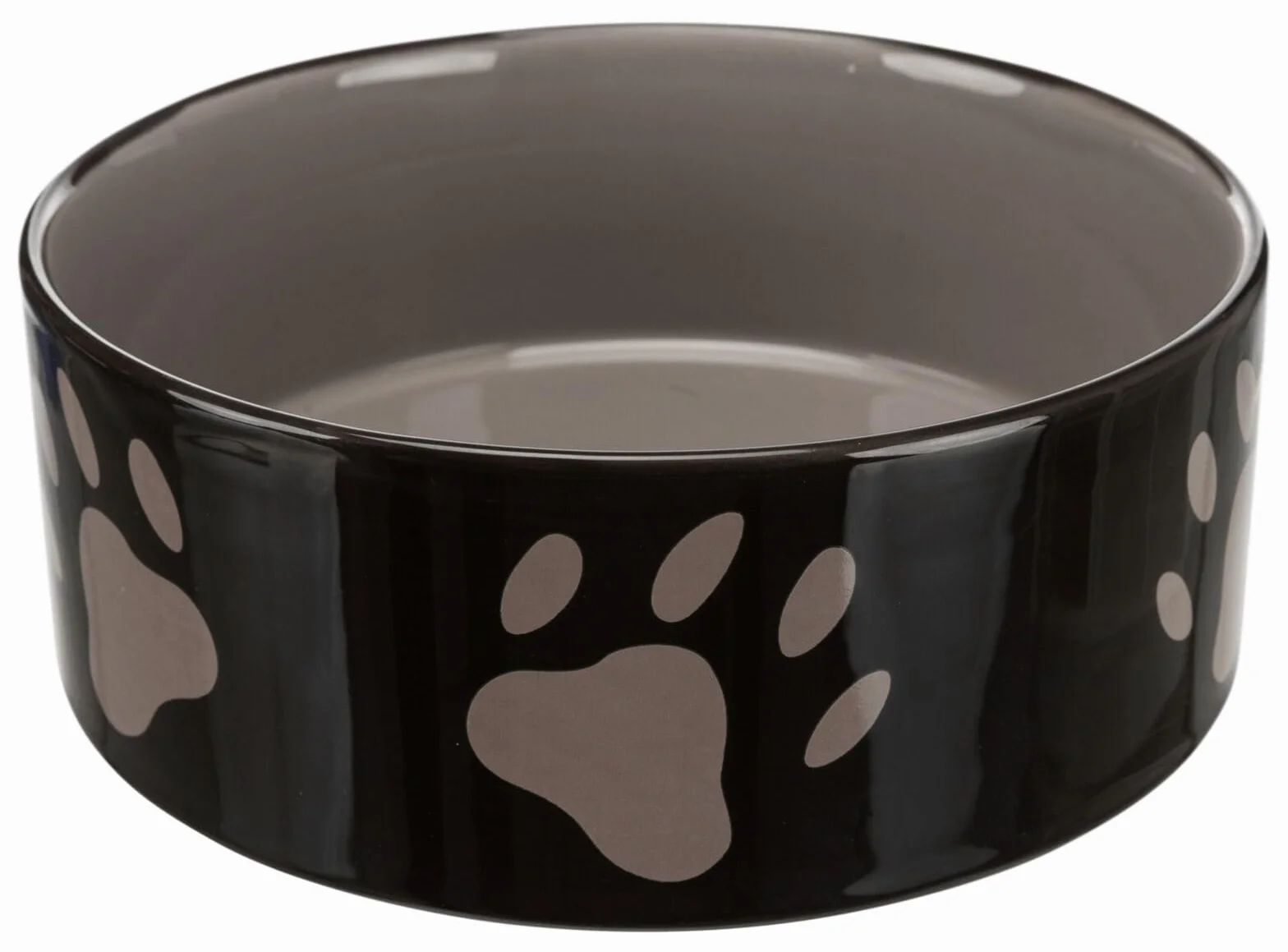 Trixie 24533 Ceramiczna Miska dla Psów, Brązowy/Taupe, 1.4 litra