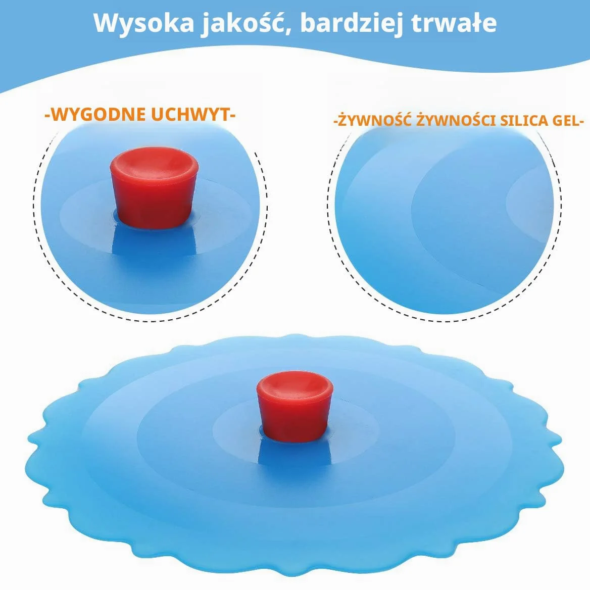 Silikonowe pokrywki na filiżanki (zestaw 4 sztuk), silikonowe pokrywki na filiżanki, kubki, dzbanki do herbaty, elastyczne pokrywki na filiżanki, pokrywki na gorące kubki do kawy i herbaty