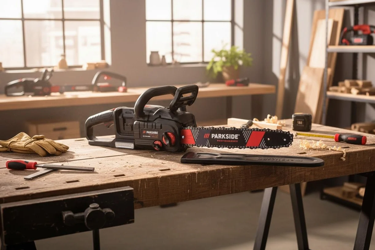 PARKSIDE PERFORMANCE® 40 V akumulatorowa piła łańcuchowa PPKSA 40 Li B2, bez akumulatora i ładowarki, długość cięcia: 38 cm