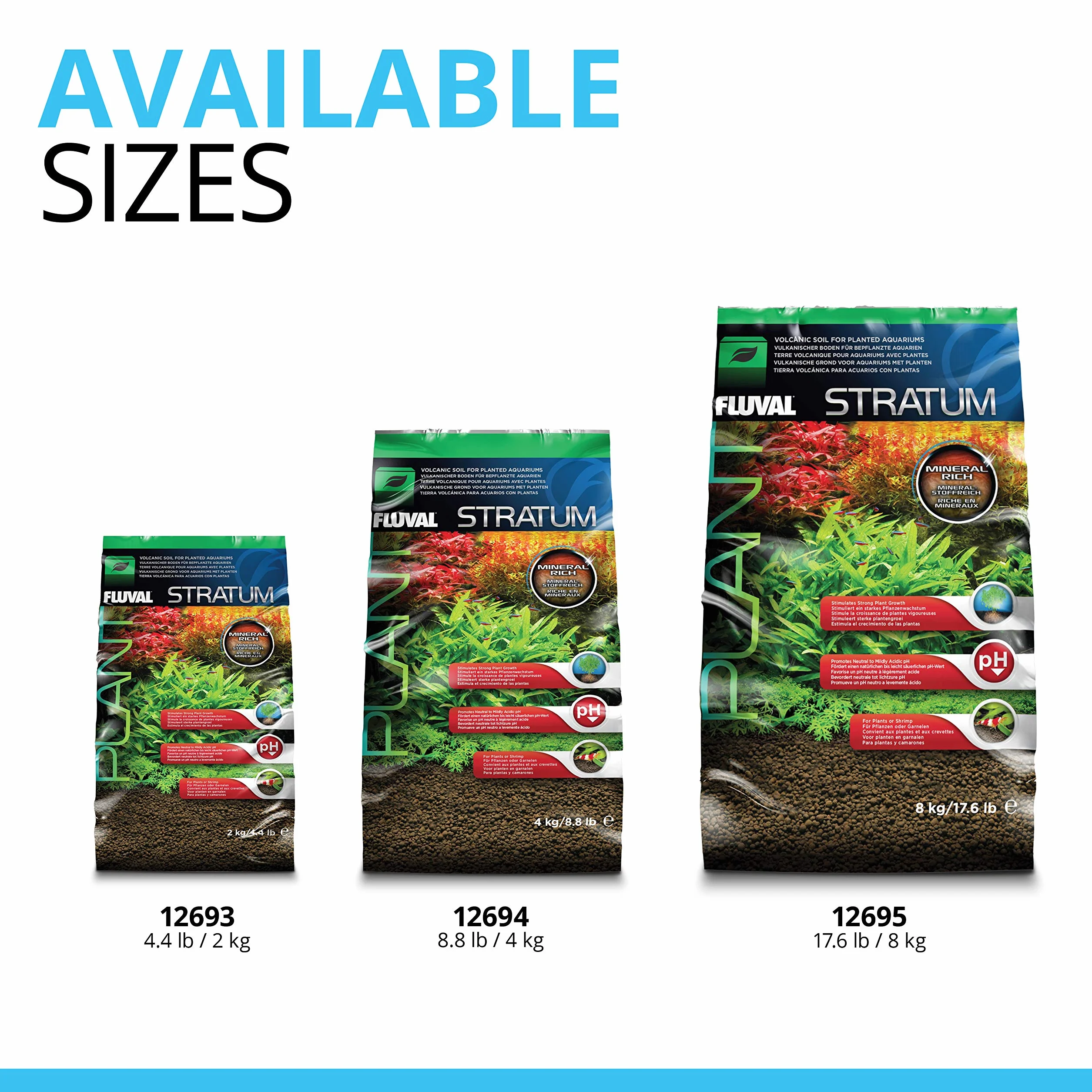 Fluval Stratum podłoże do akwariów 8 kg