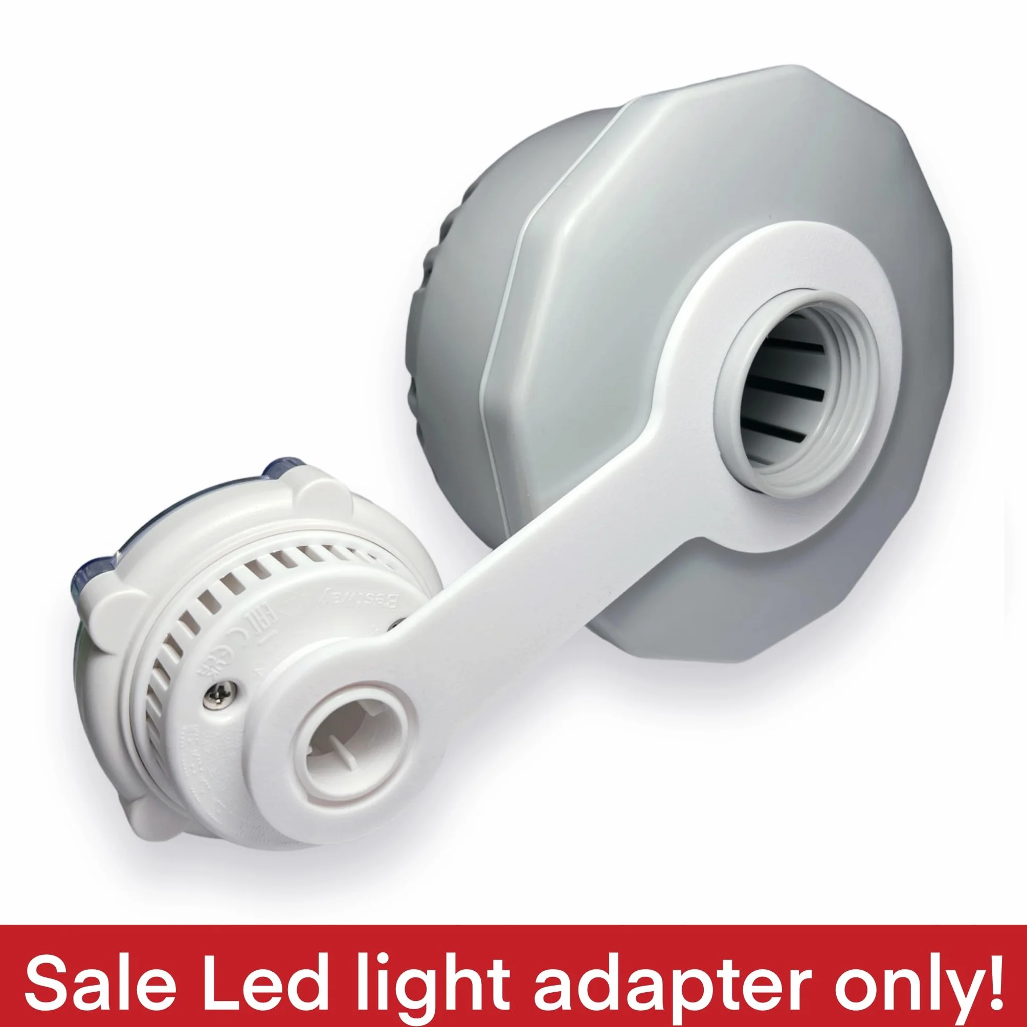 Generic Adapter światła LED (1 opakowanie), biały, owalny, kompatybilny z modelami Air Jet i Hydro Jet Pro